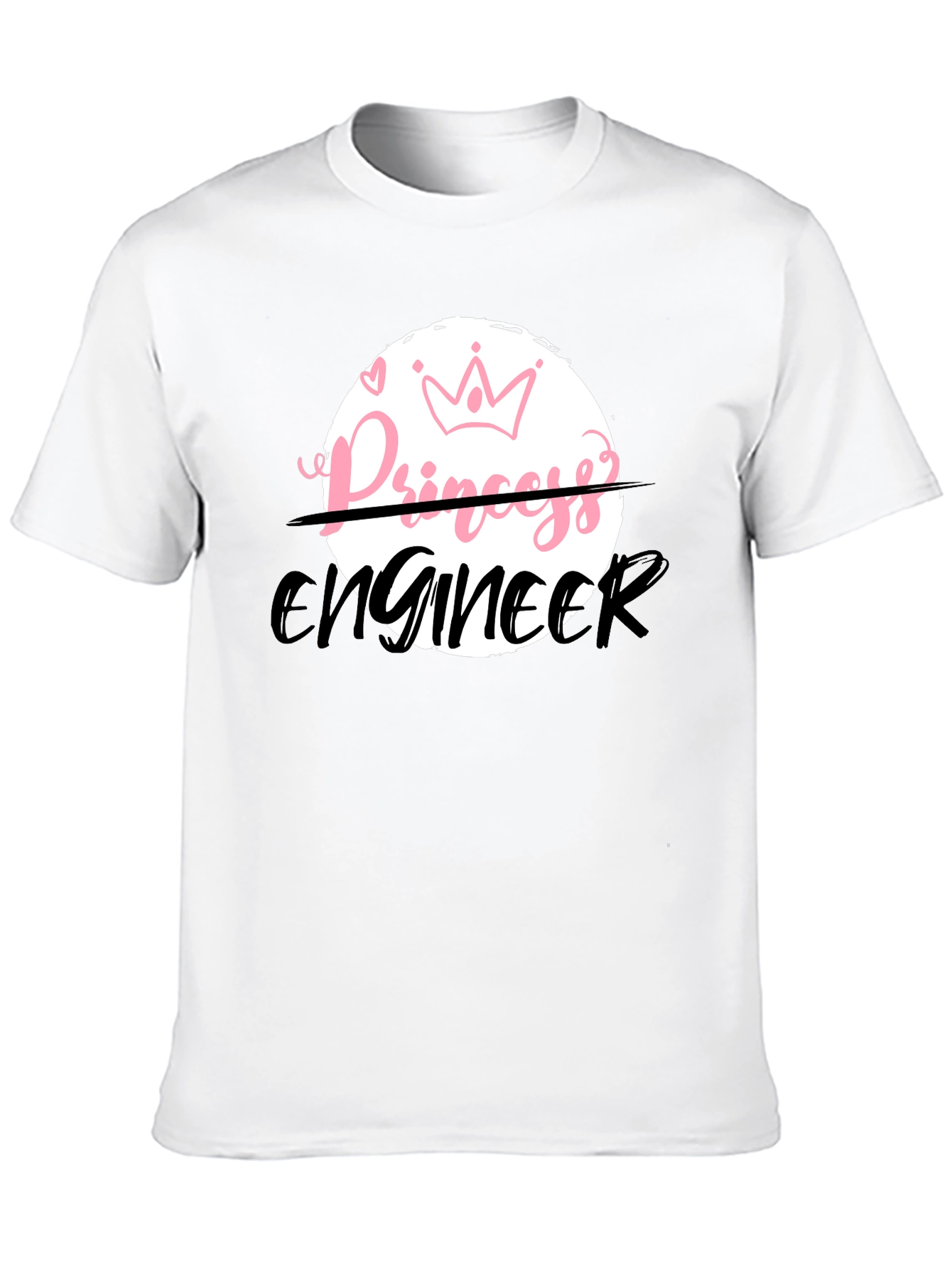 Princess Engineer Black T-Shirt