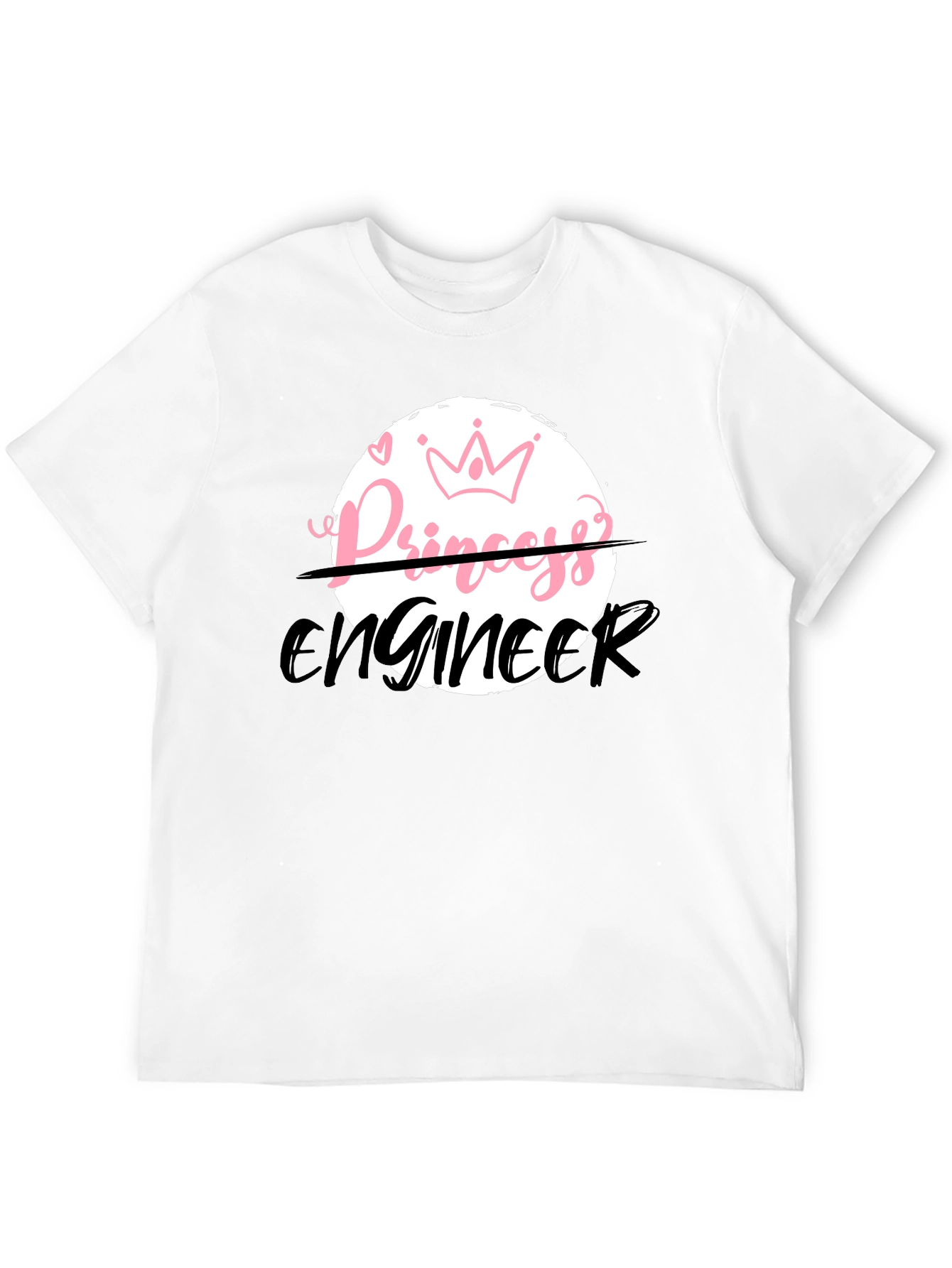 Princess Engineer Black T-Shirt