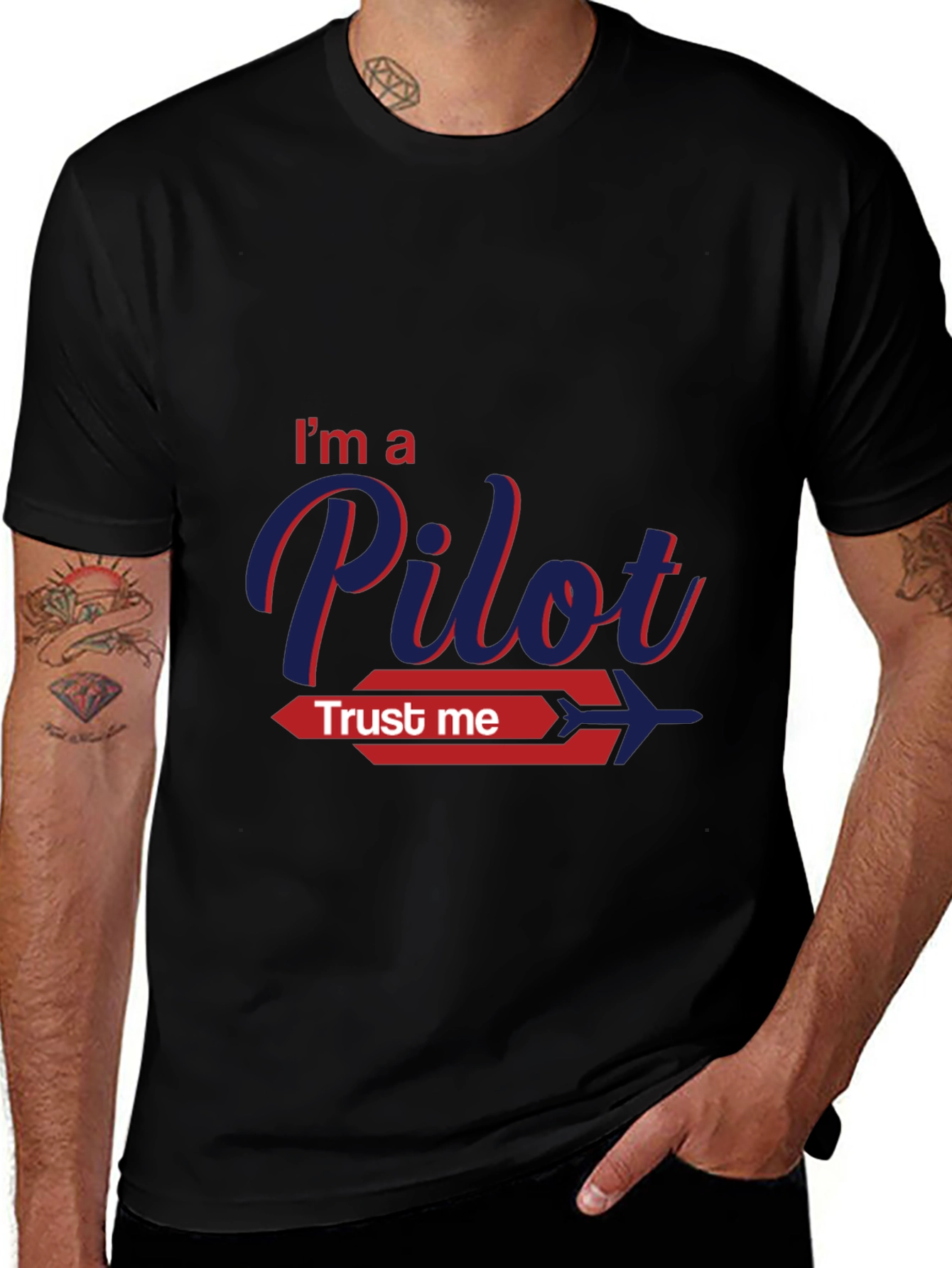 Im A Pilot Trust Me Graphic T-Shirt