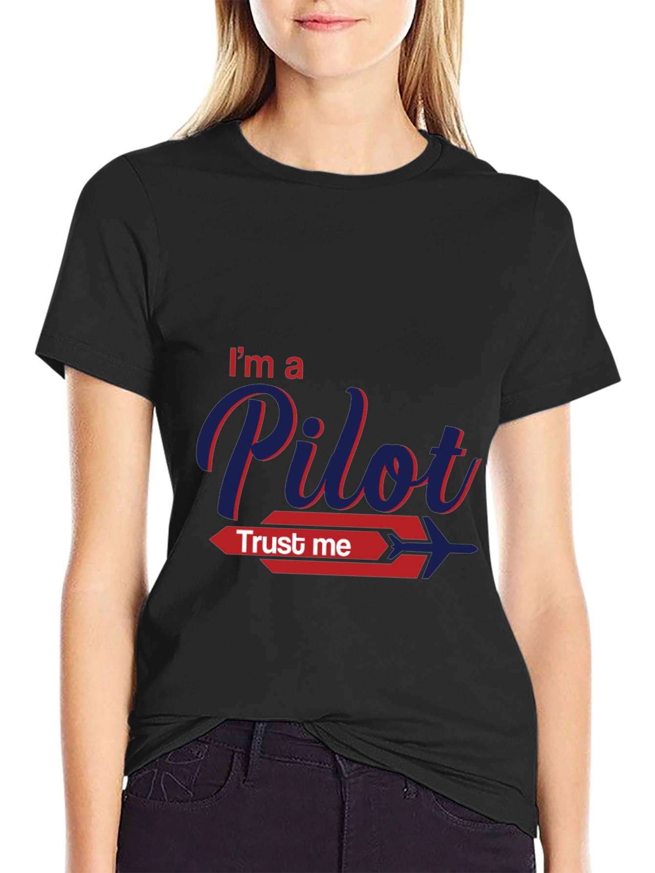 Im A Pilot Trust Me Graphic T-Shirt