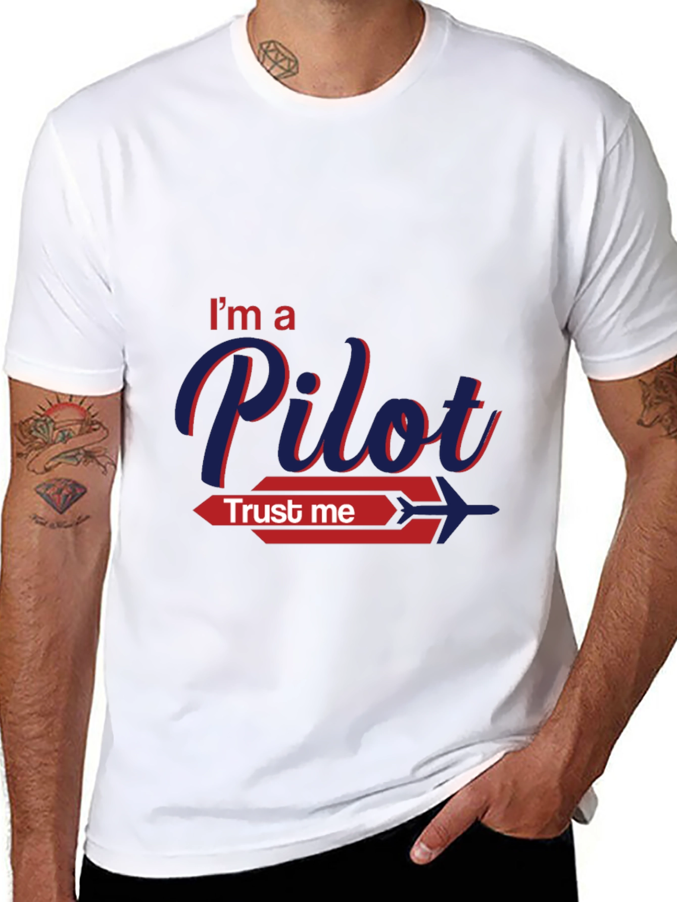 Im A Pilot Trust Me Graphic T-Shirt