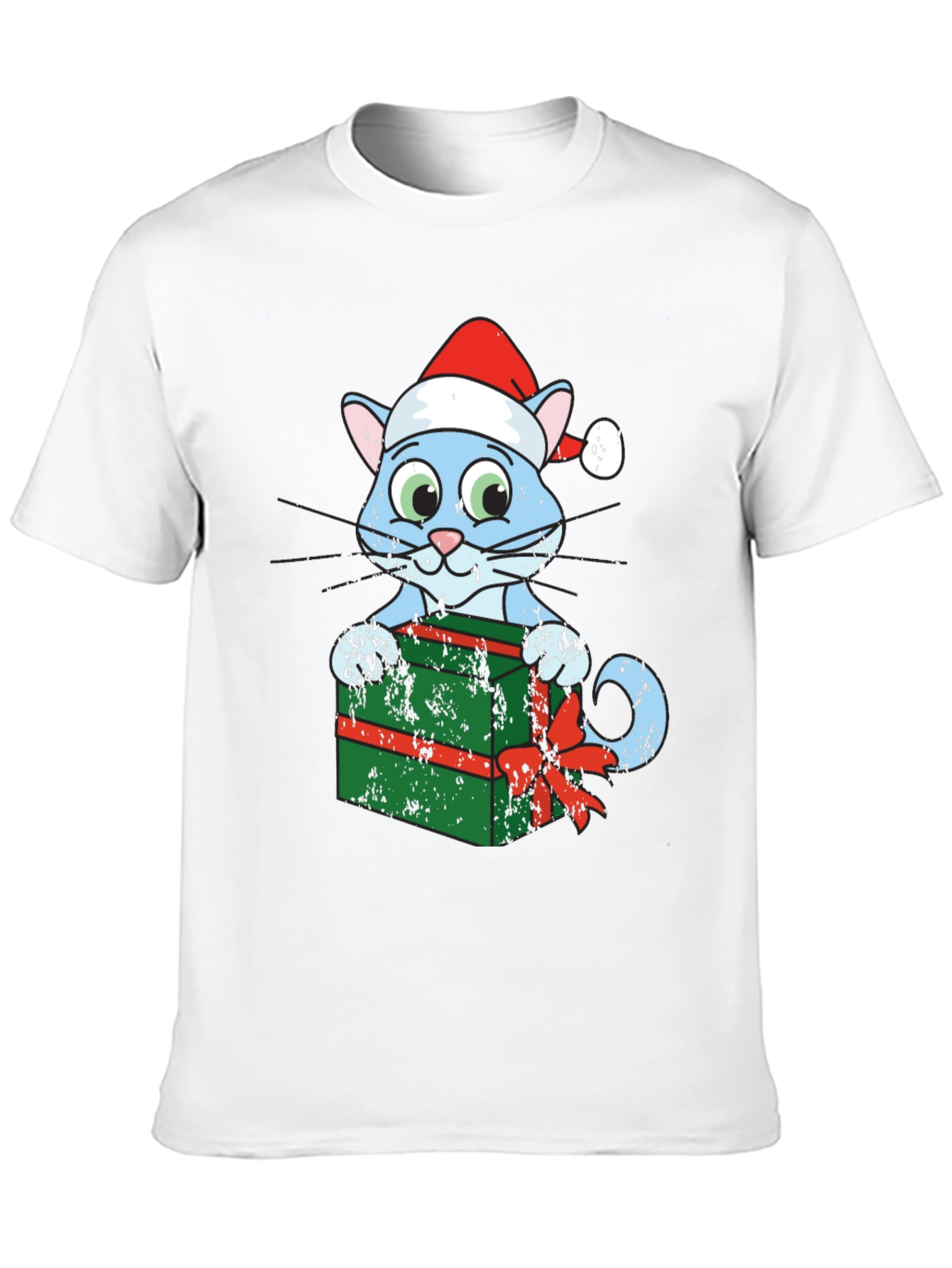 Festive Cat Gift T-Shirt