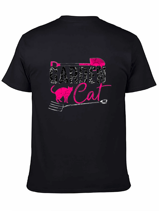 Gardener Cat Graphic T-Shirt