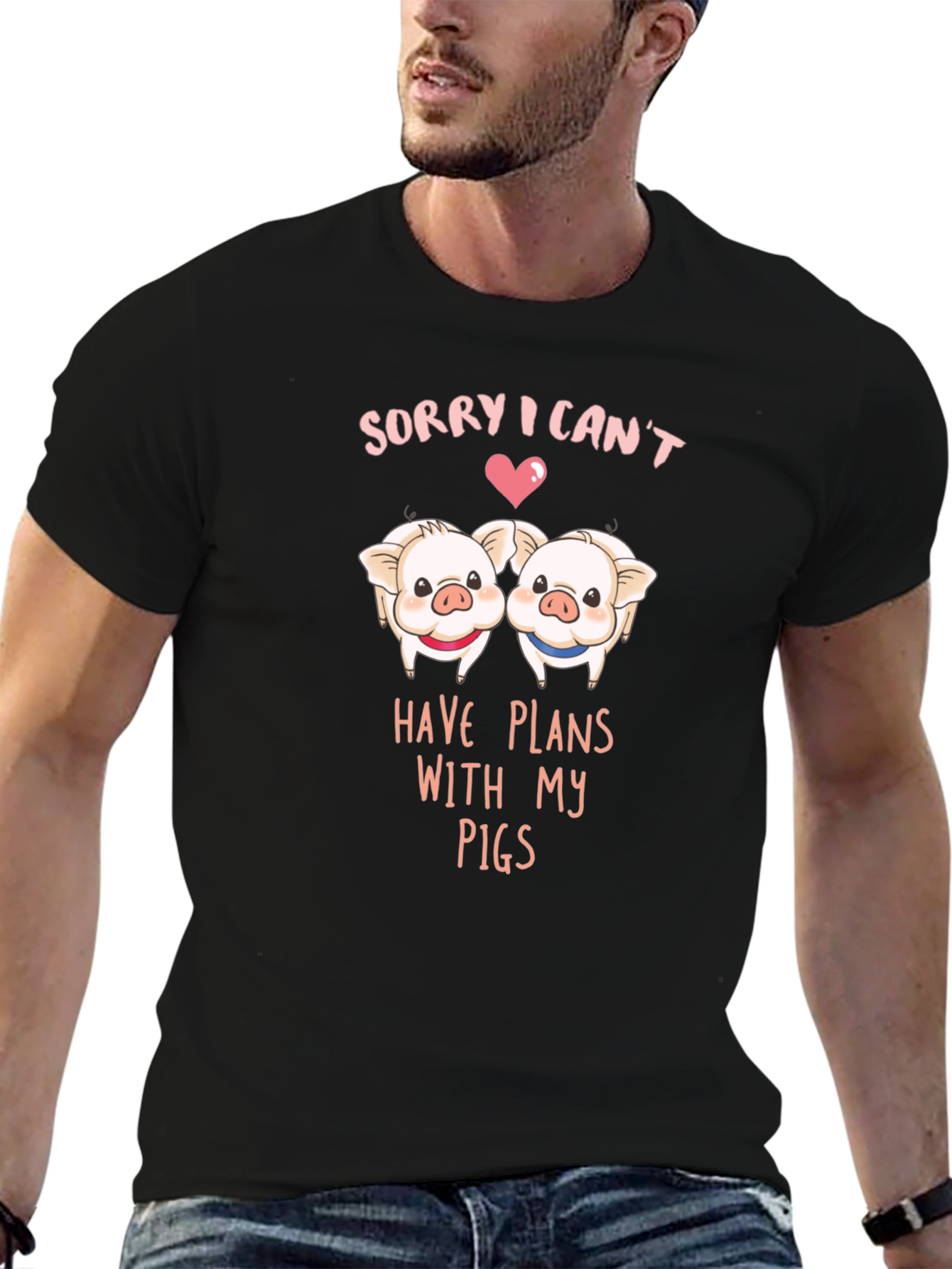 Sorry I Cant Plans With My Pigs T-Shirt