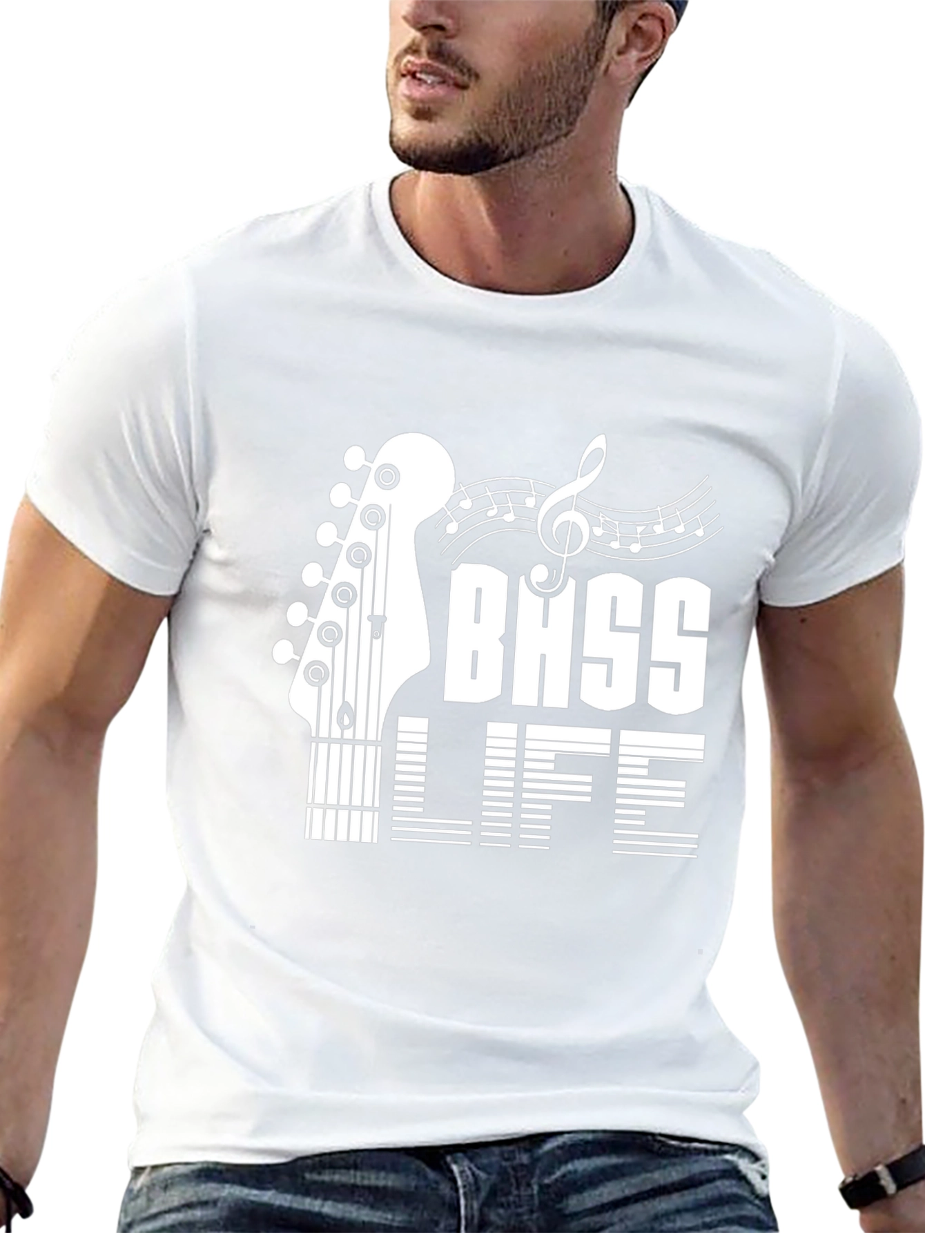 Bass Life Graphic Tee - Black