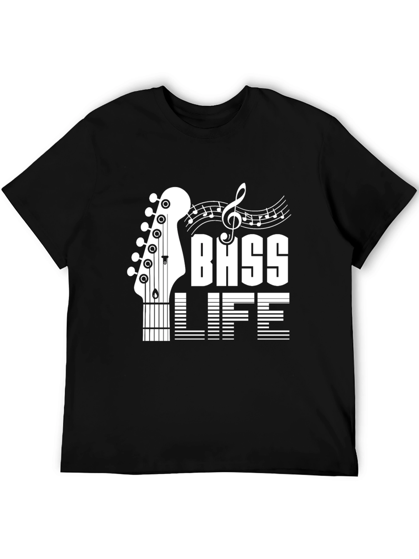 Bass Life Graphic Tee - Black