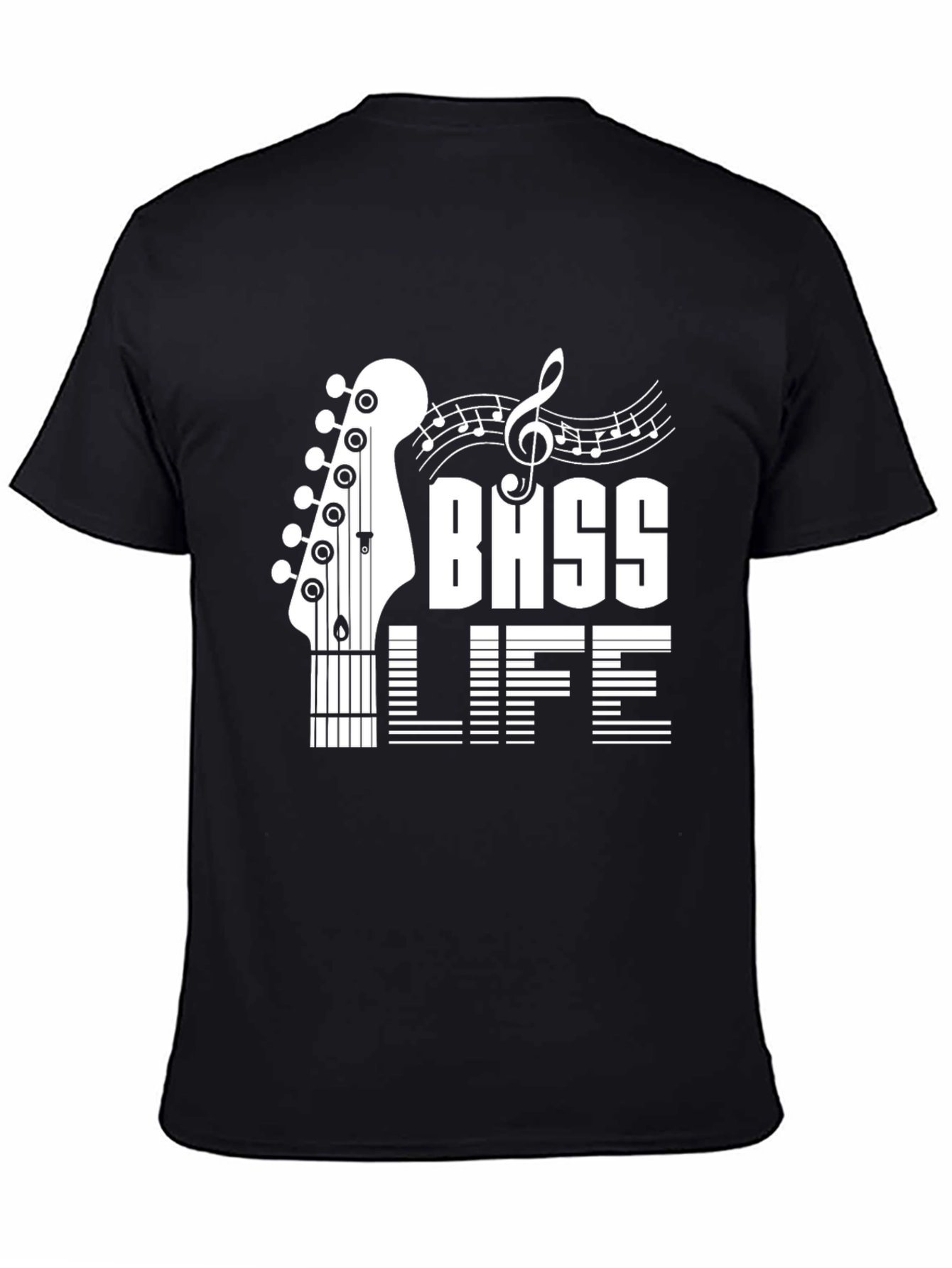 Bass Life Graphic Tee - Black