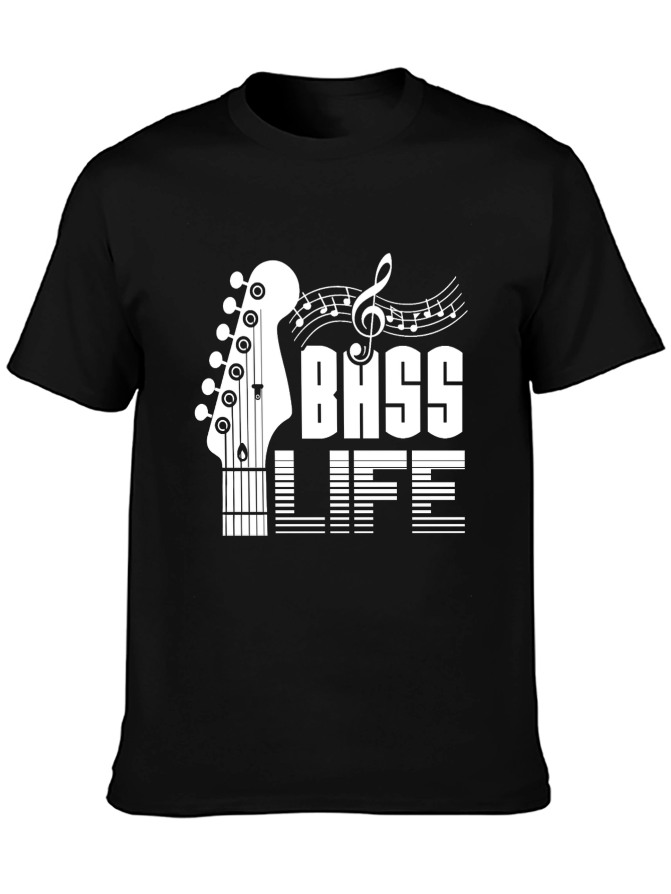 Bass Life Graphic Tee - Black
