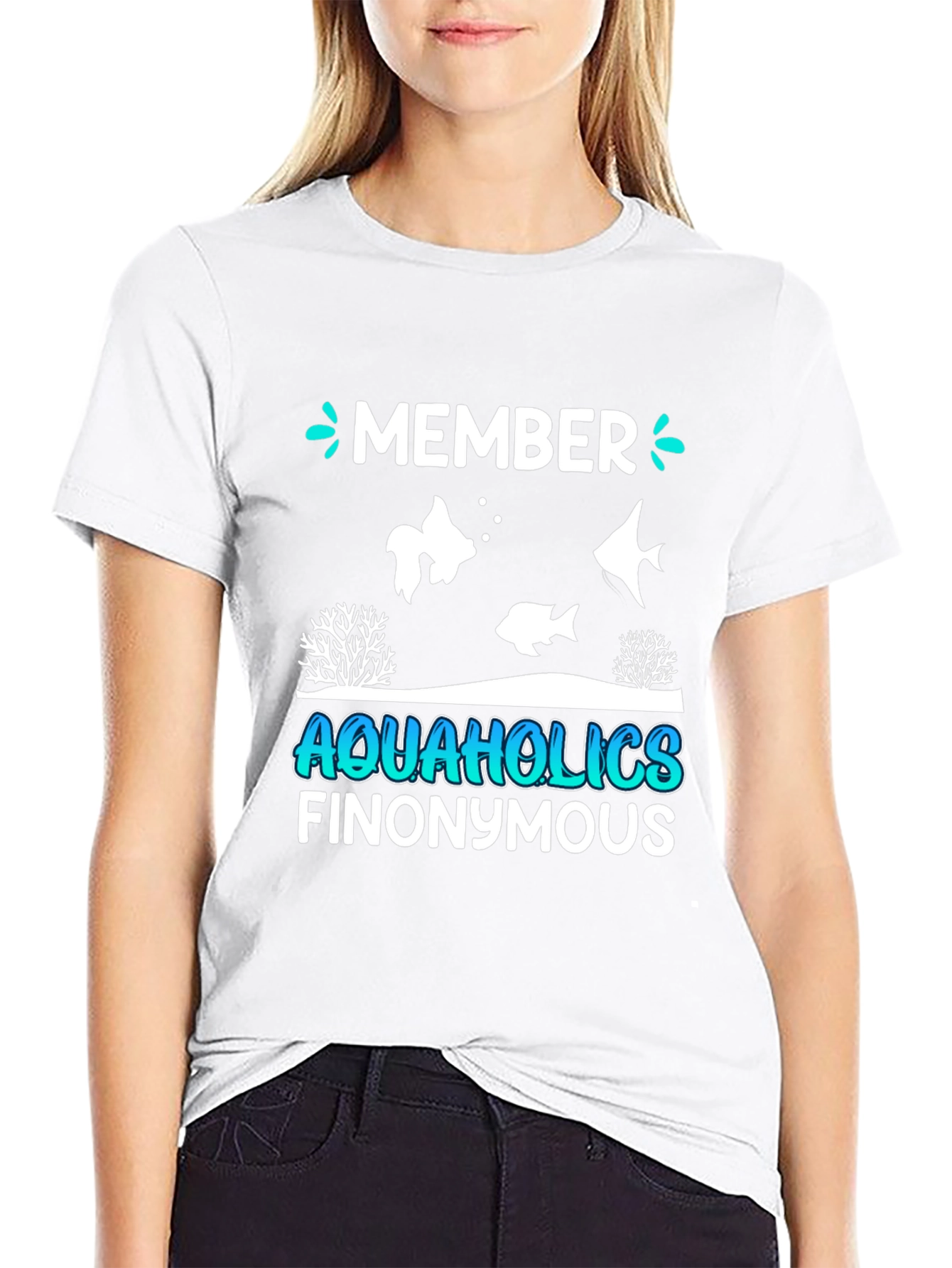 Aquaholics Finonymous Graphic Tee