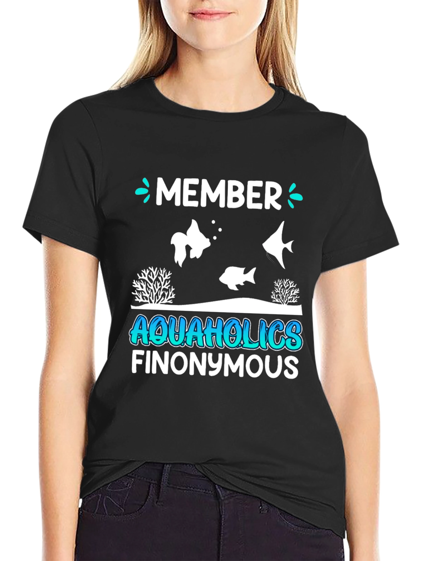 Aquaholics Finonymous Graphic Tee