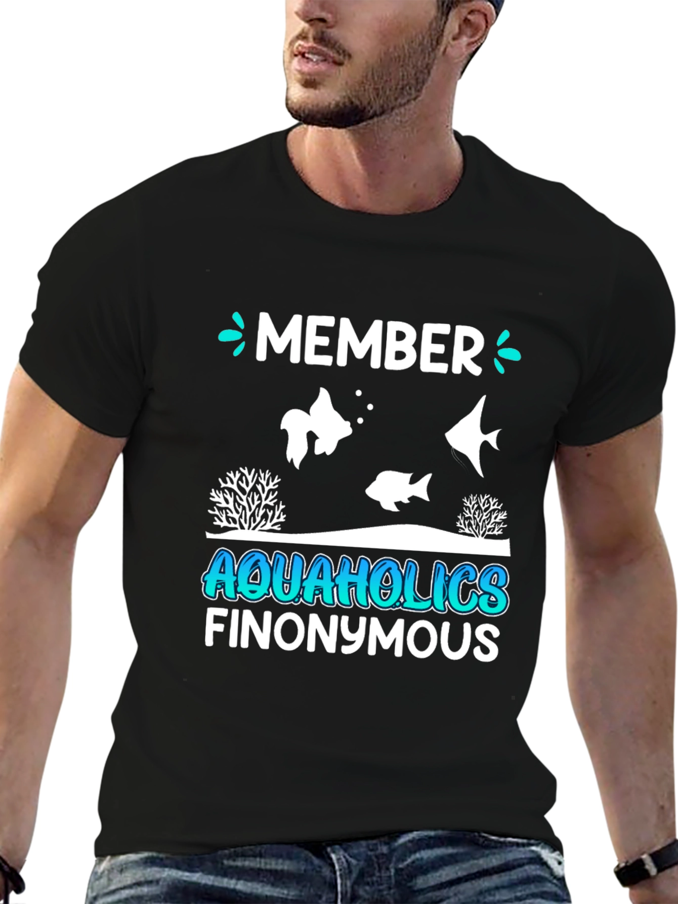 Aquaholics Finonymous Graphic Tee