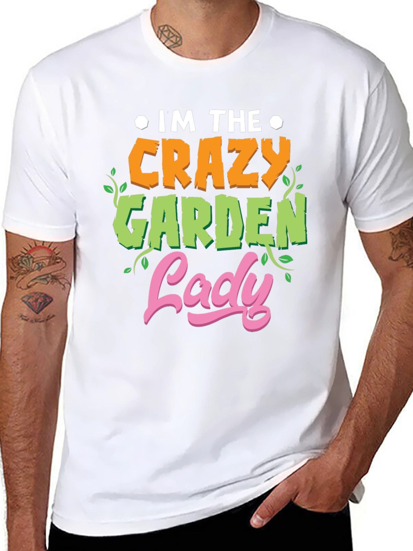 Crazy Garden Lady Graphic Tee