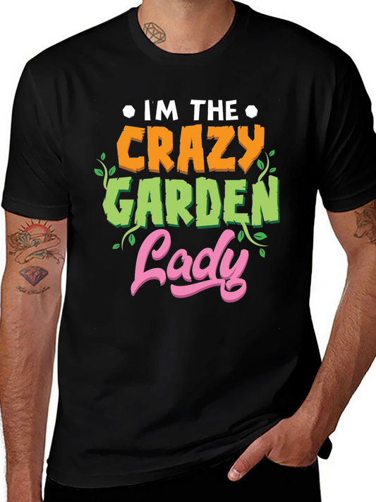 Crazy Garden Lady Graphic Tee