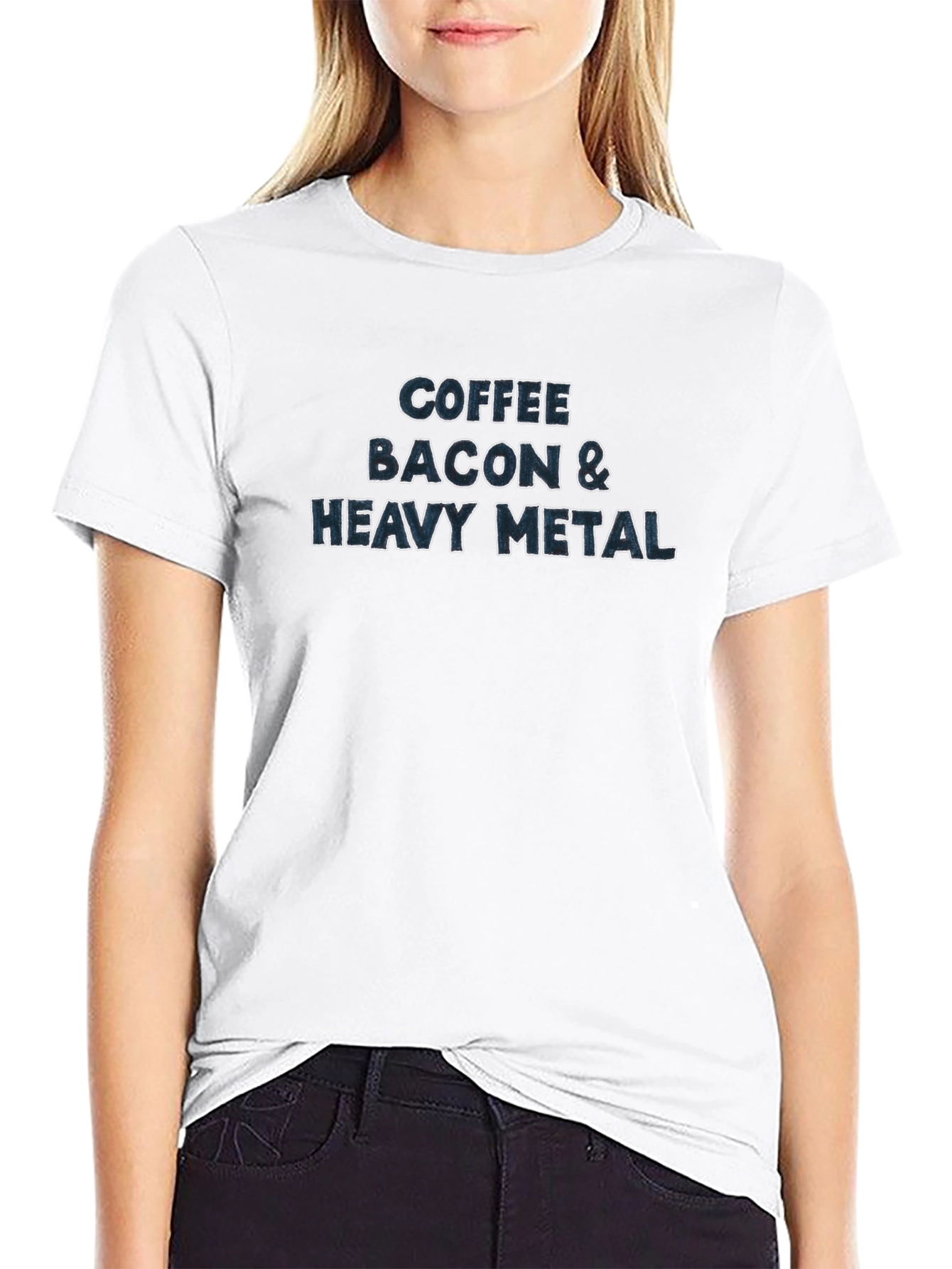 Coffee Bacon & Heavy Metal Graphic Tee