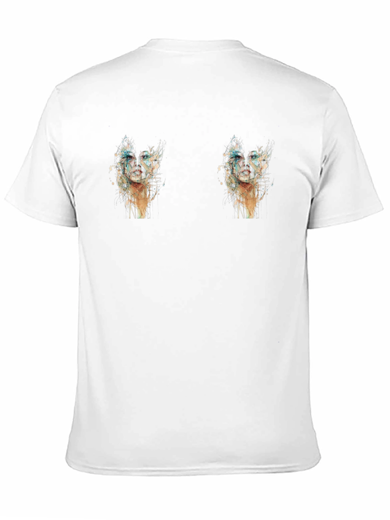 Mens Graphic Black T-Shirt - Cactus Design