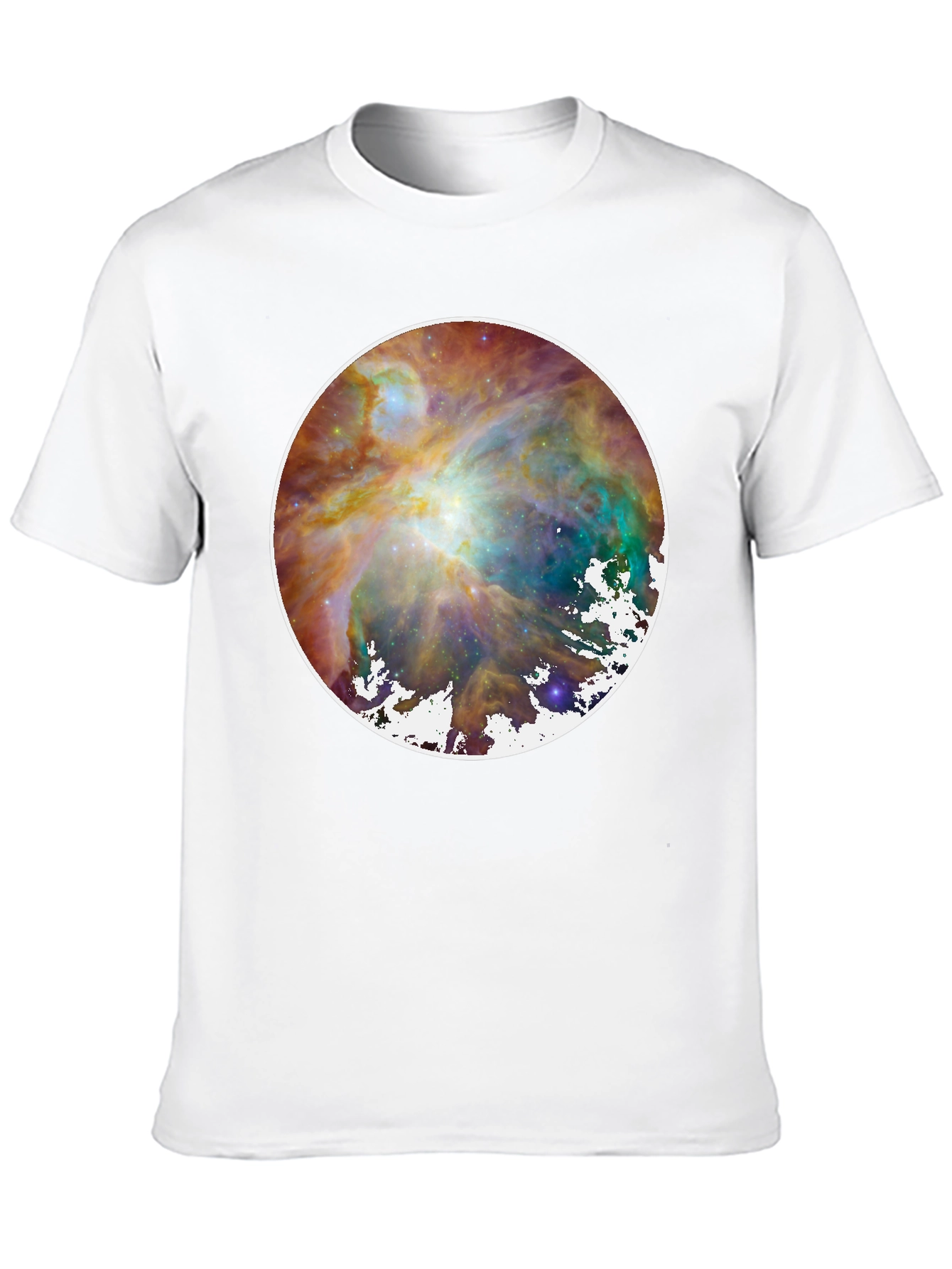 Nebula Print Black T-Shirt