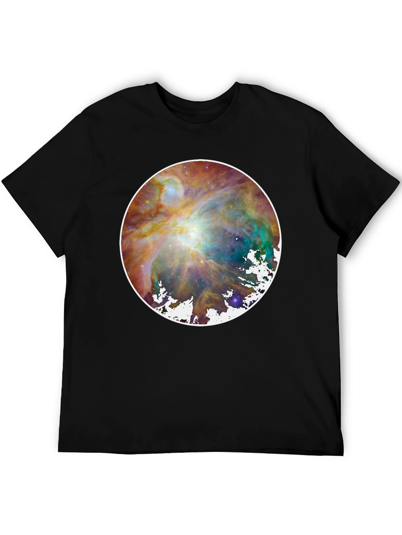 Nebula Print Black T-Shirt