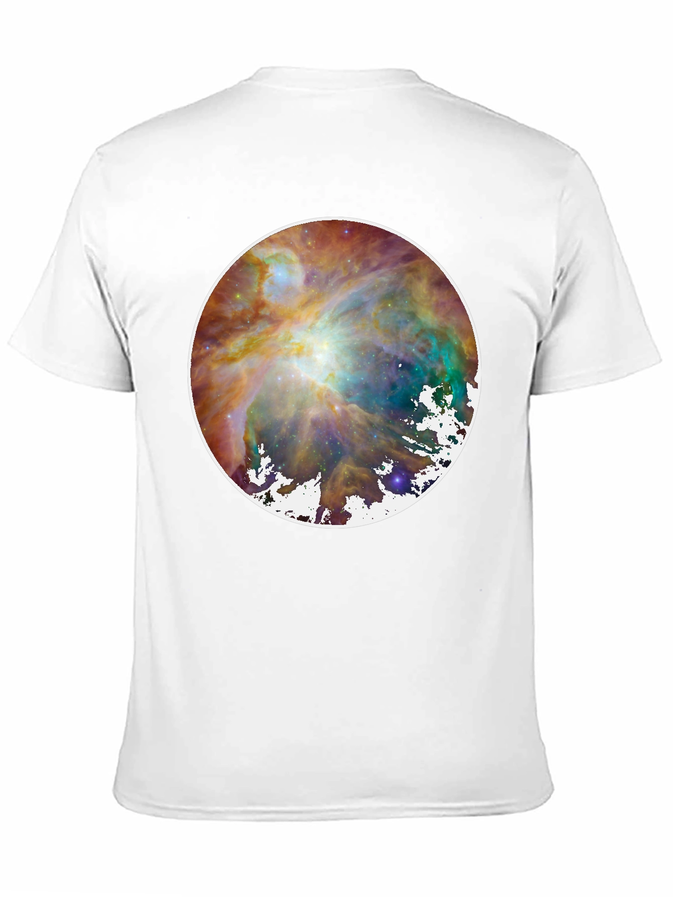Nebula Print Black T-Shirt