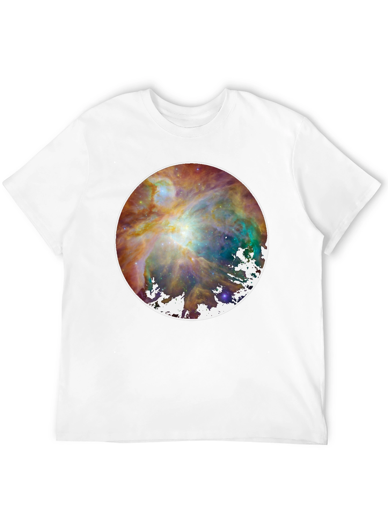 Nebula Print Black T-Shirt