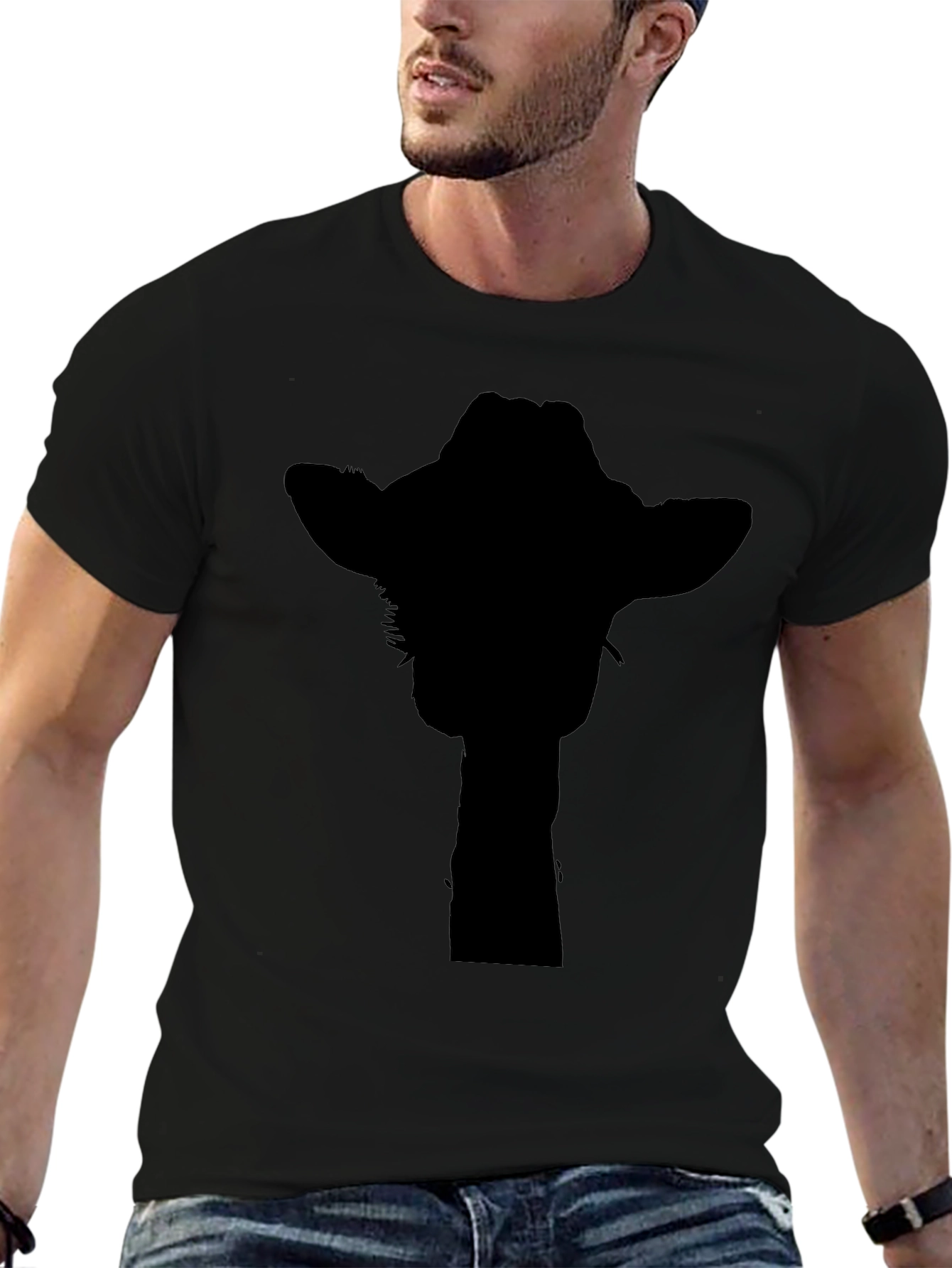 Black Cowboy Silhouette T-Shirt