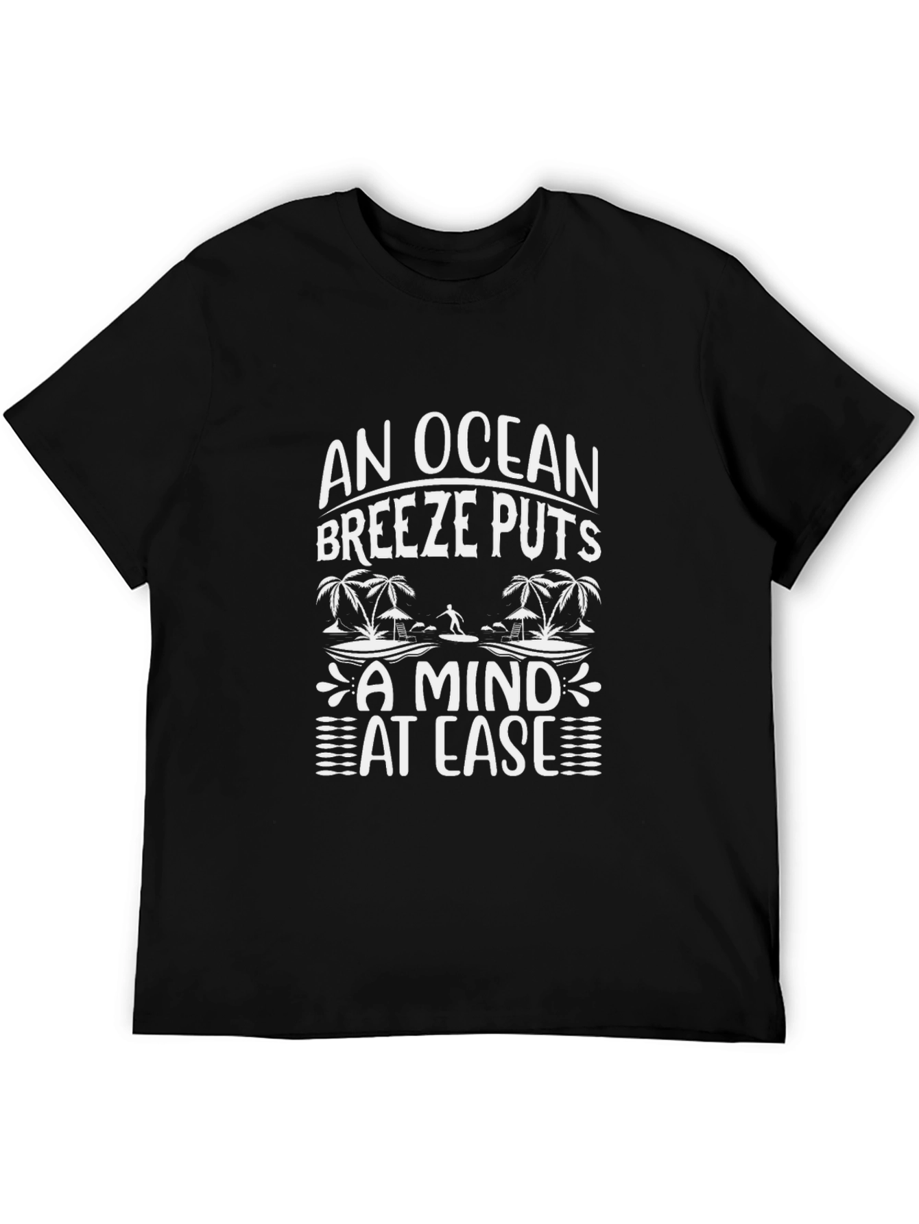 Ocean Breeze Graphic Tee - Relaxed Comfort