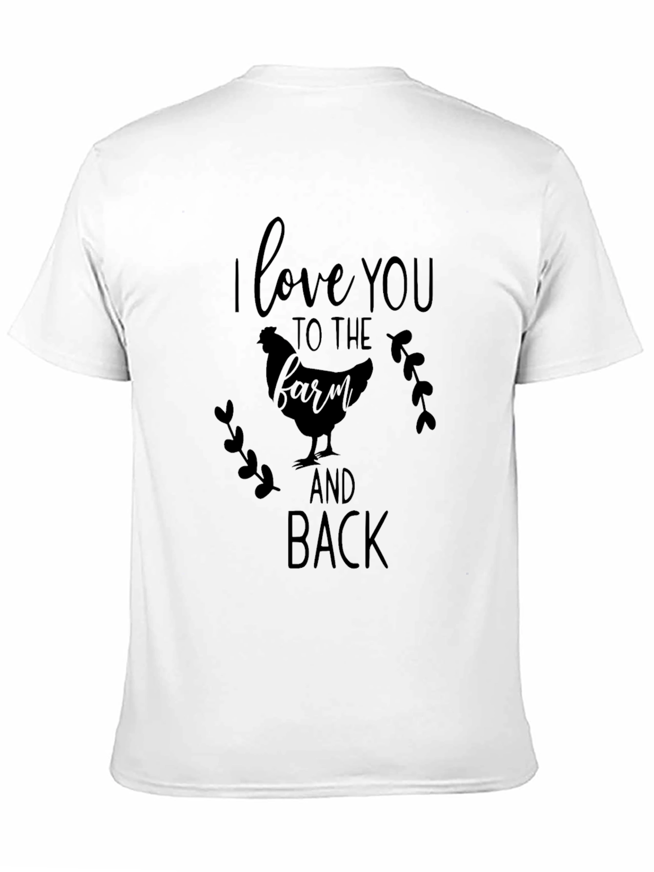 Farm Fresh Love Black Graphic Tee