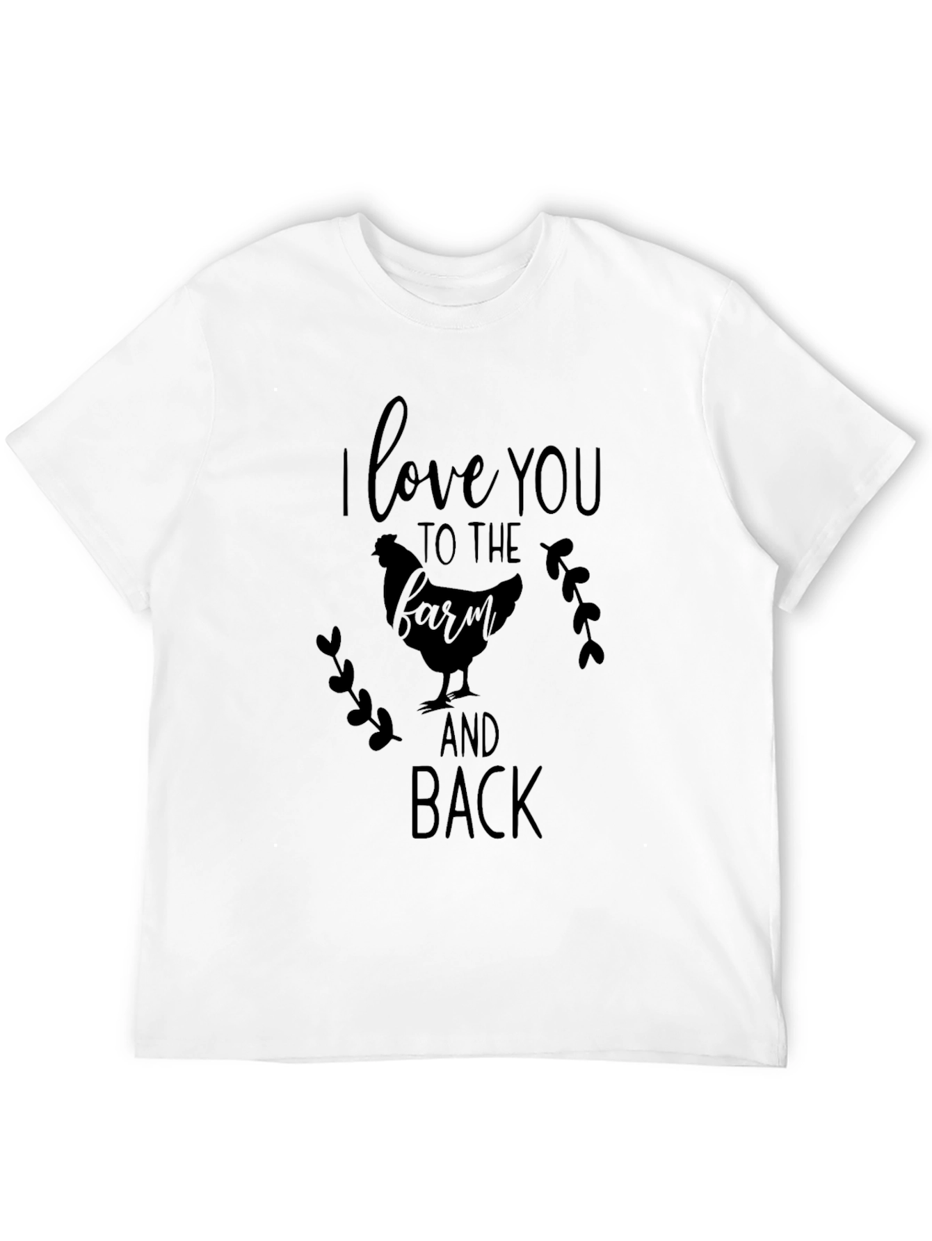 Farm Fresh Love Black Graphic Tee