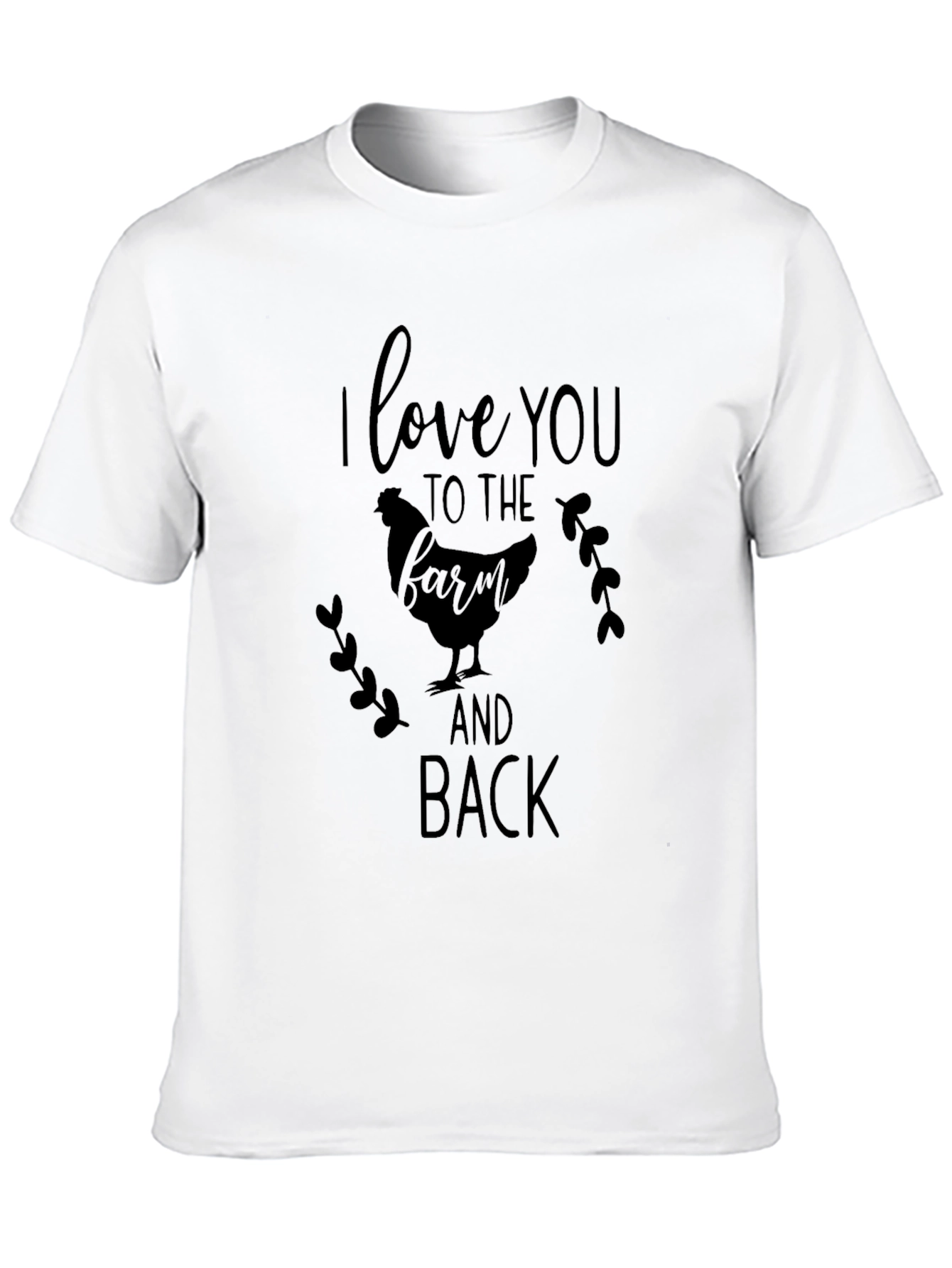 Farm Fresh Love Black Graphic Tee