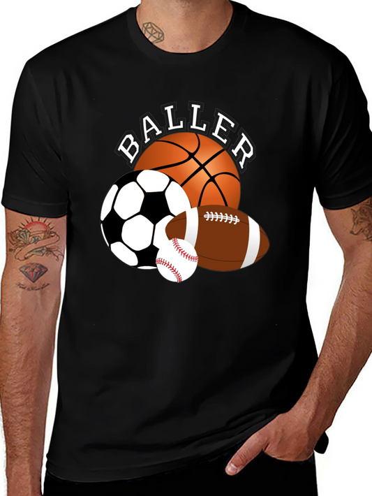 Baller T-Shirt - Sports Graphic Tee