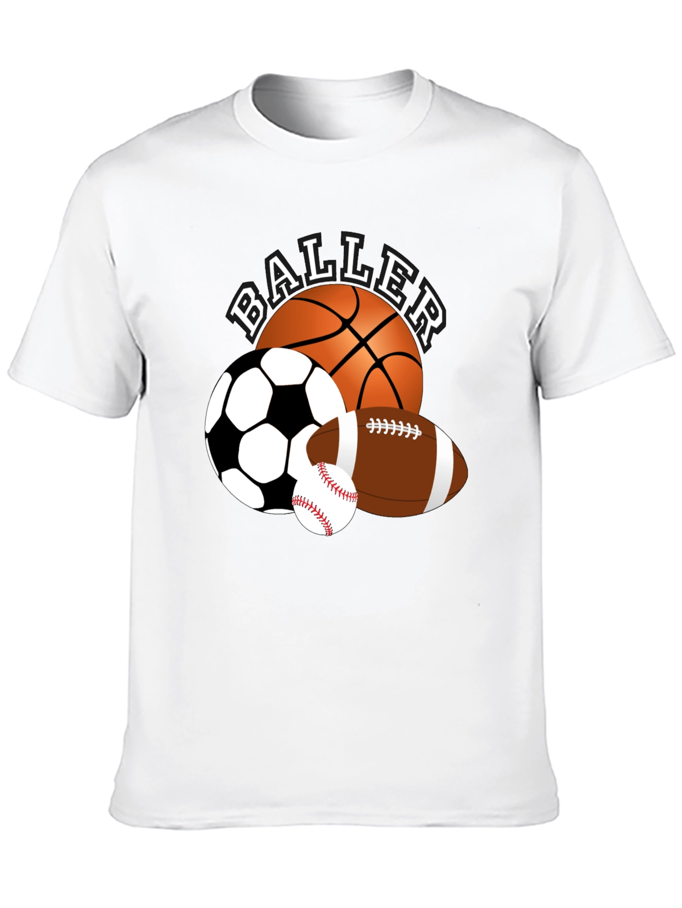 Baller T-Shirt - Sports Graphic Tee