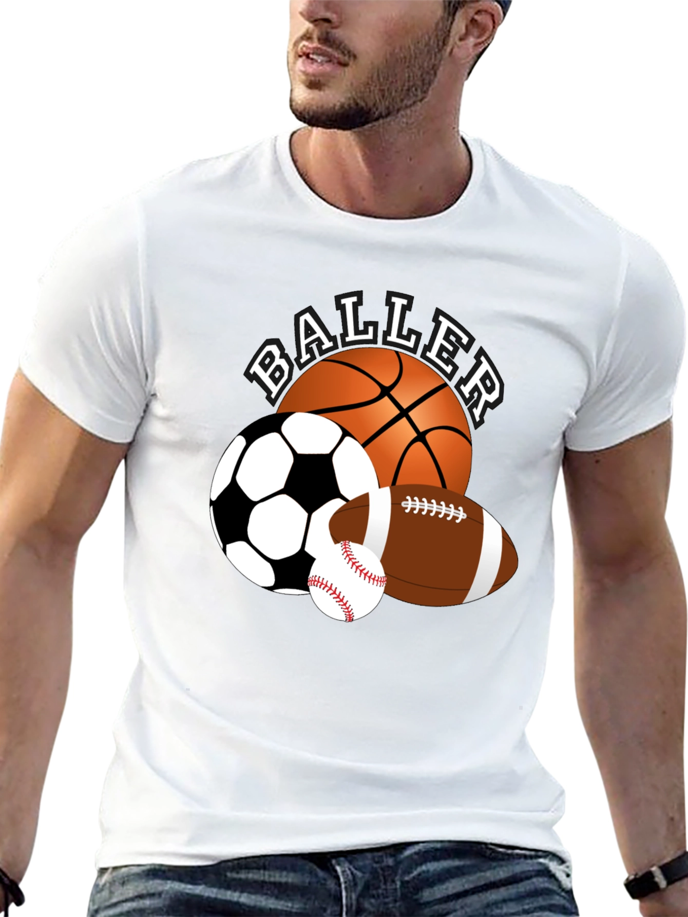 Baller T-Shirt - Sports Graphic Tee