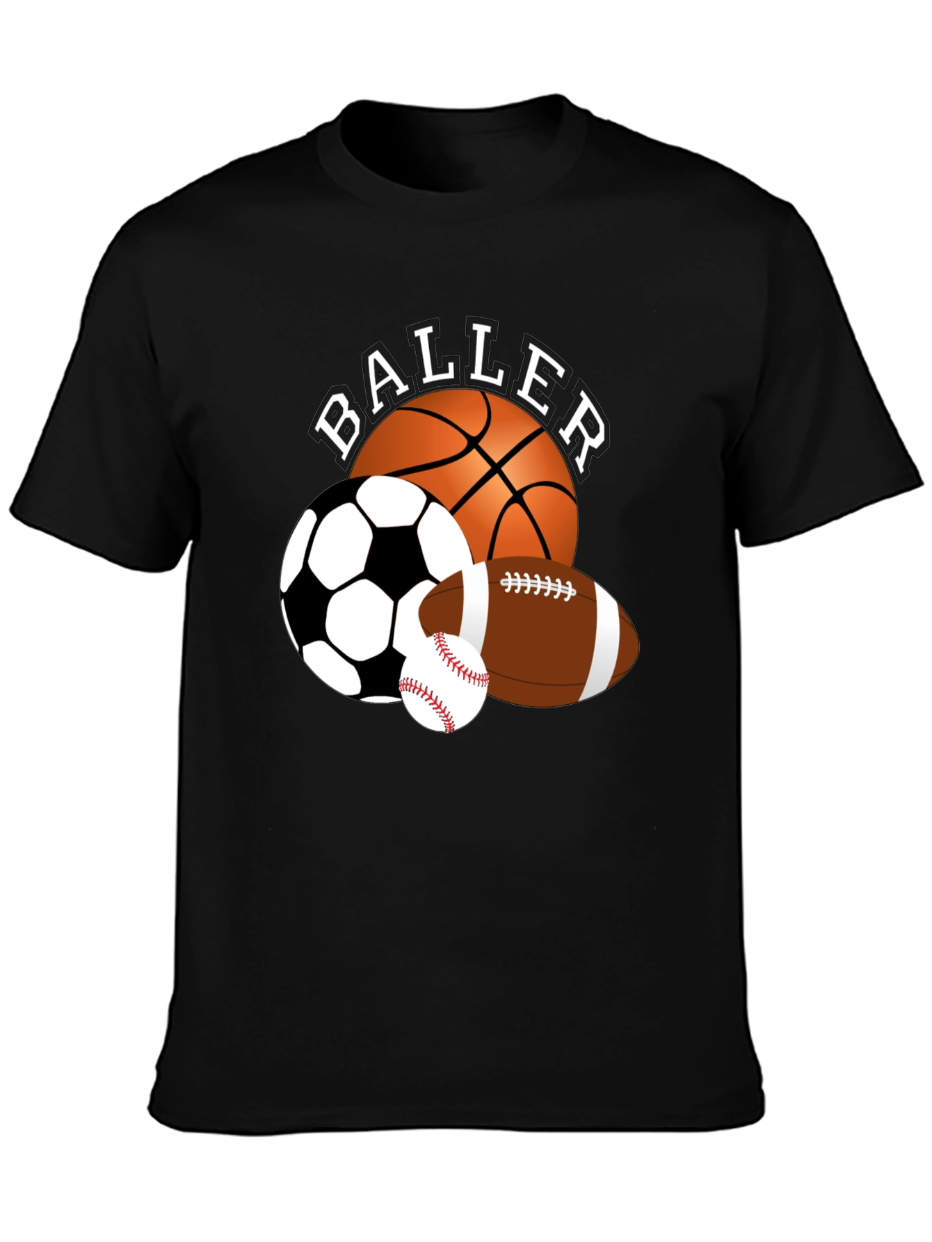 Baller T-Shirt - Sports Graphic Tee