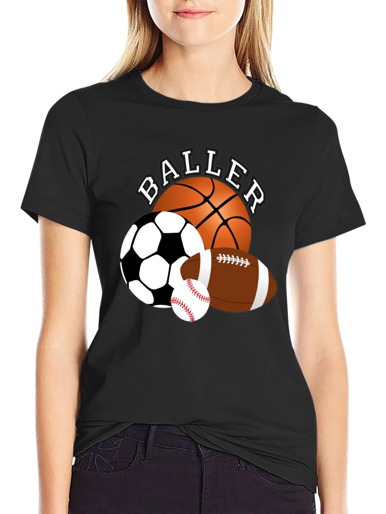 Baller T-Shirt - Sports Graphic Tee