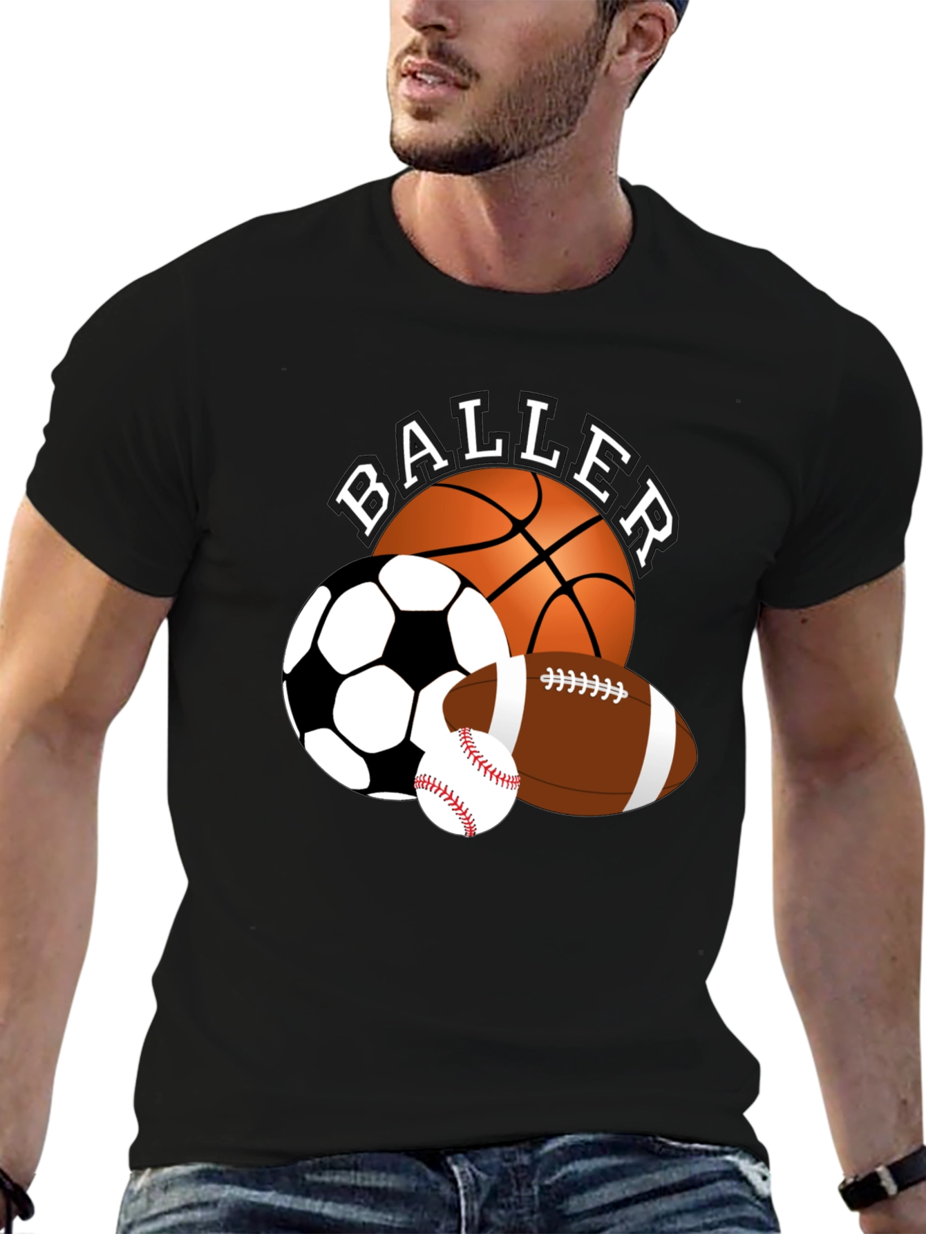 Baller T-Shirt - Sports Graphic Tee