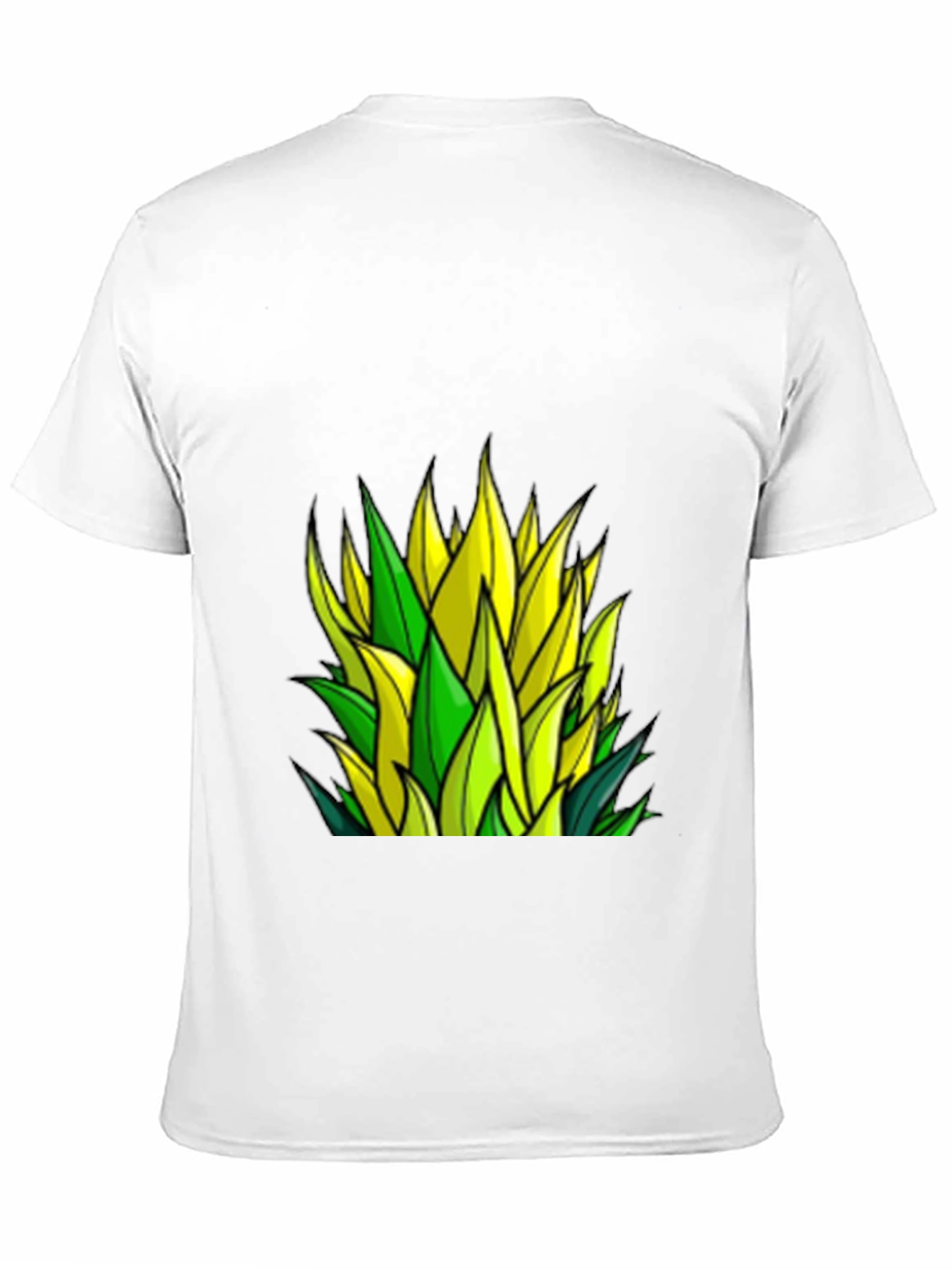 Leaf Design Black T-Shirt - Stylish & Unique