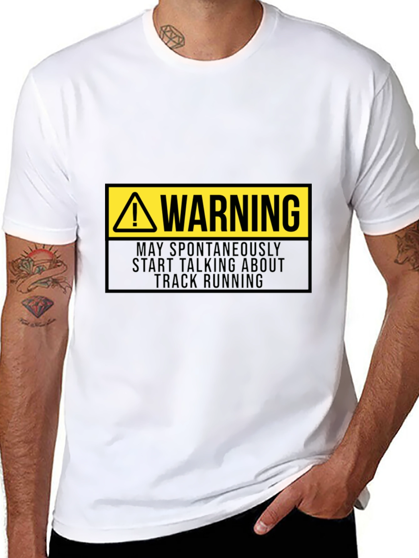 Warning Track Running Tee