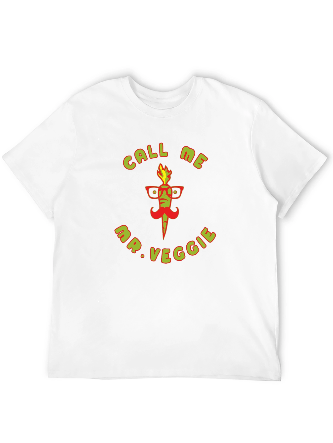 Call Me Mr. Veggie Black T-Shirt