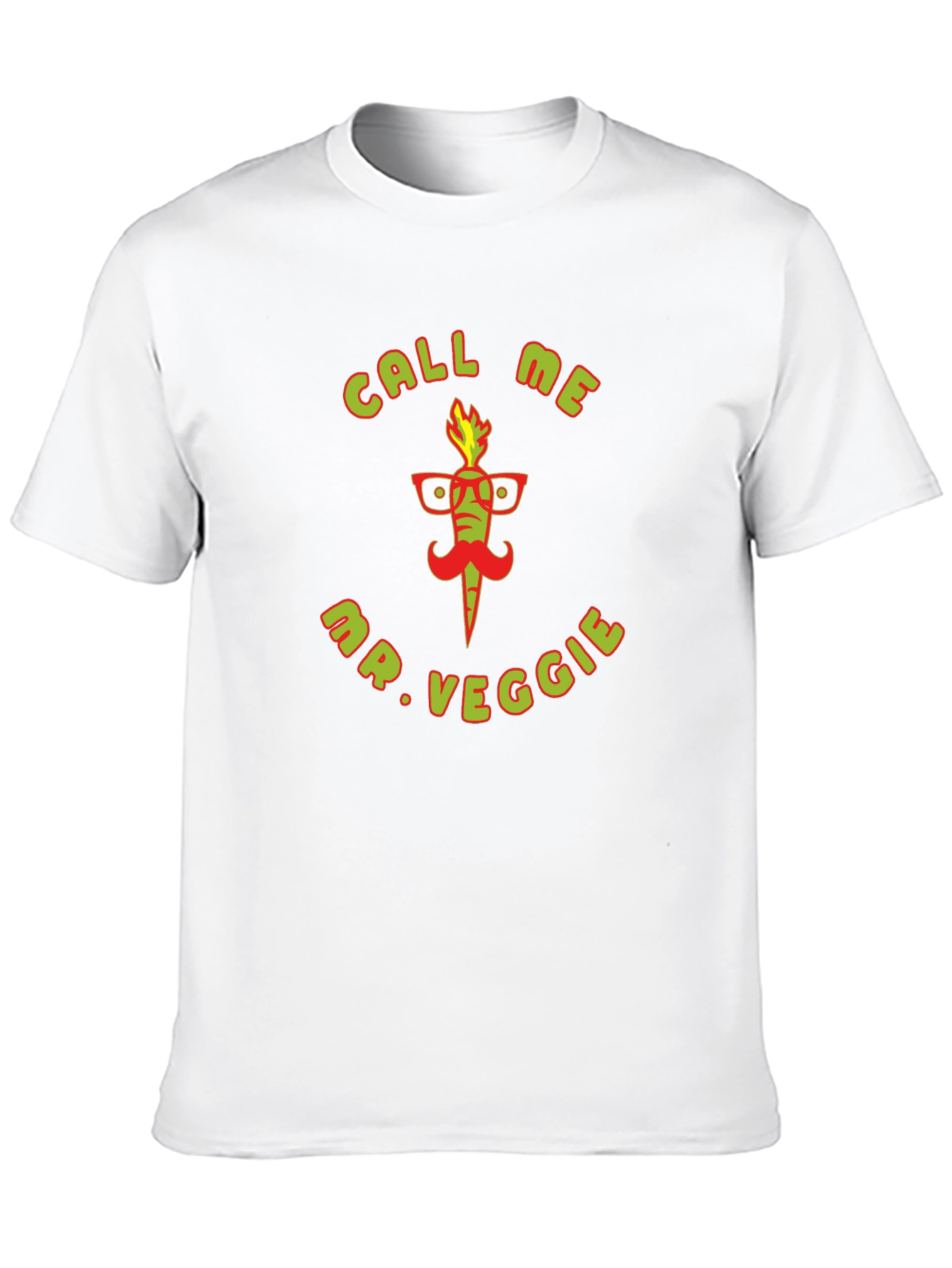 Call Me Mr. Veggie Black T-Shirt