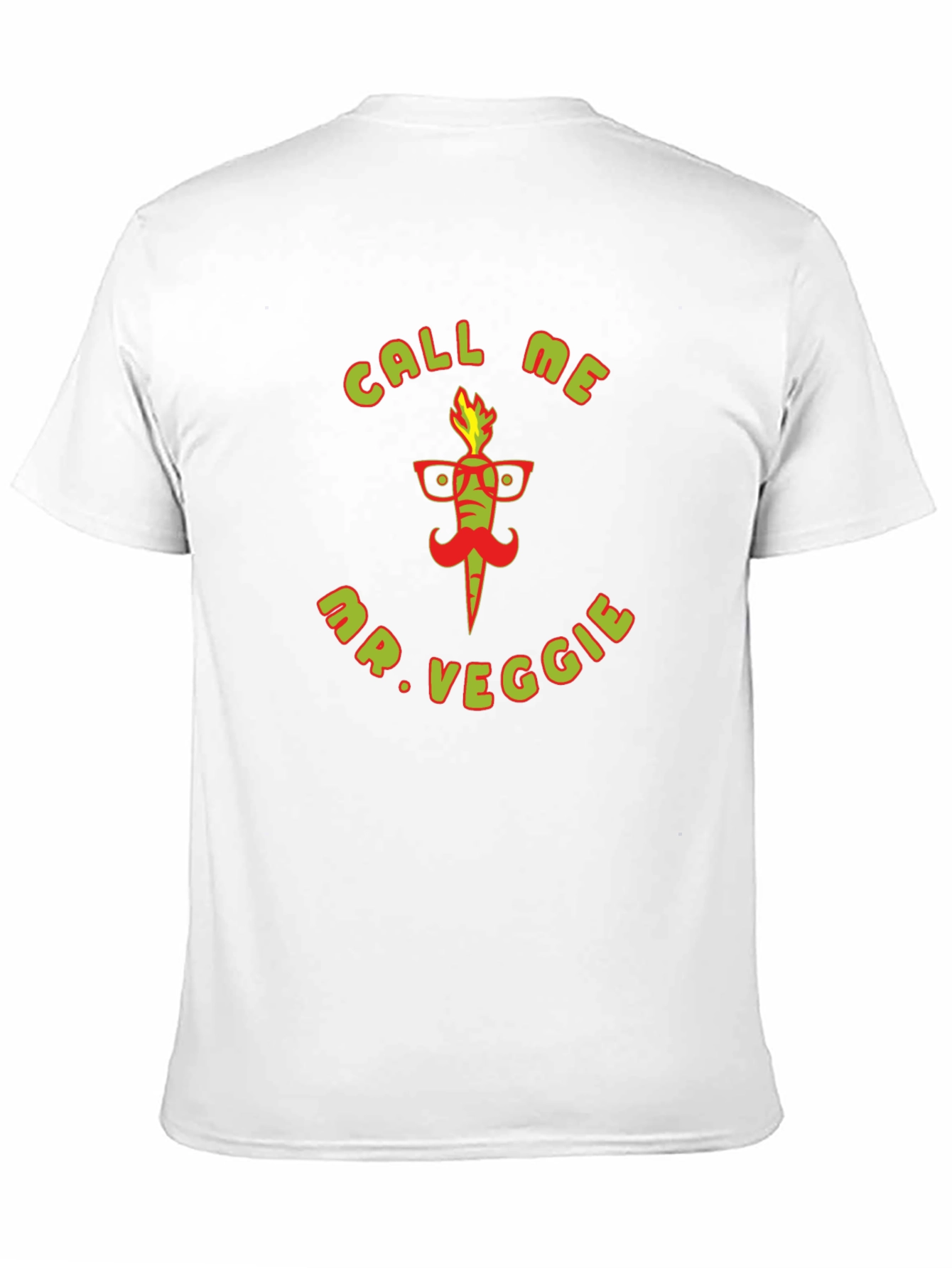 Call Me Mr. Veggie Black T-Shirt