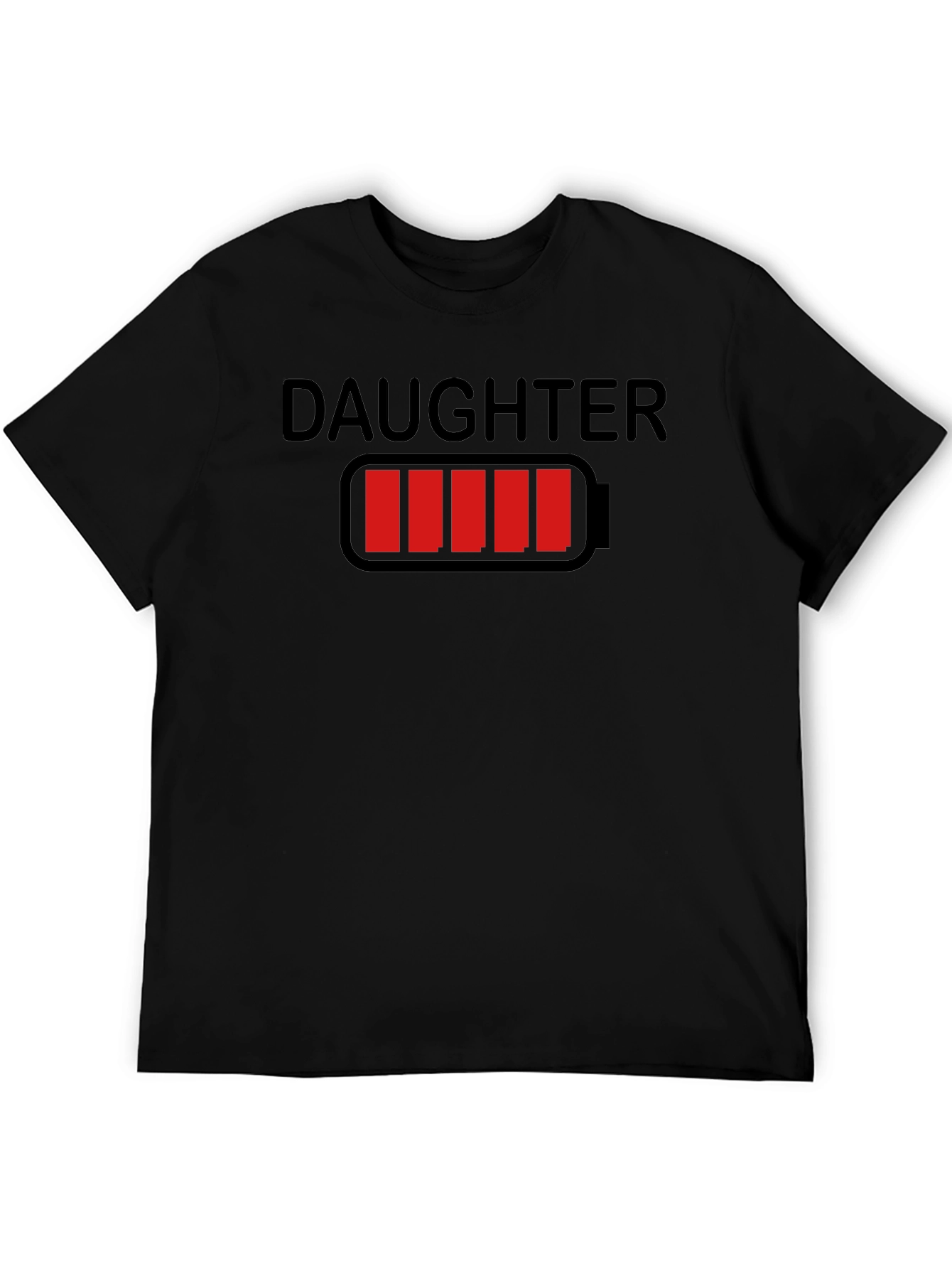 Daughter Low Battery Funny Dad T-Shirt