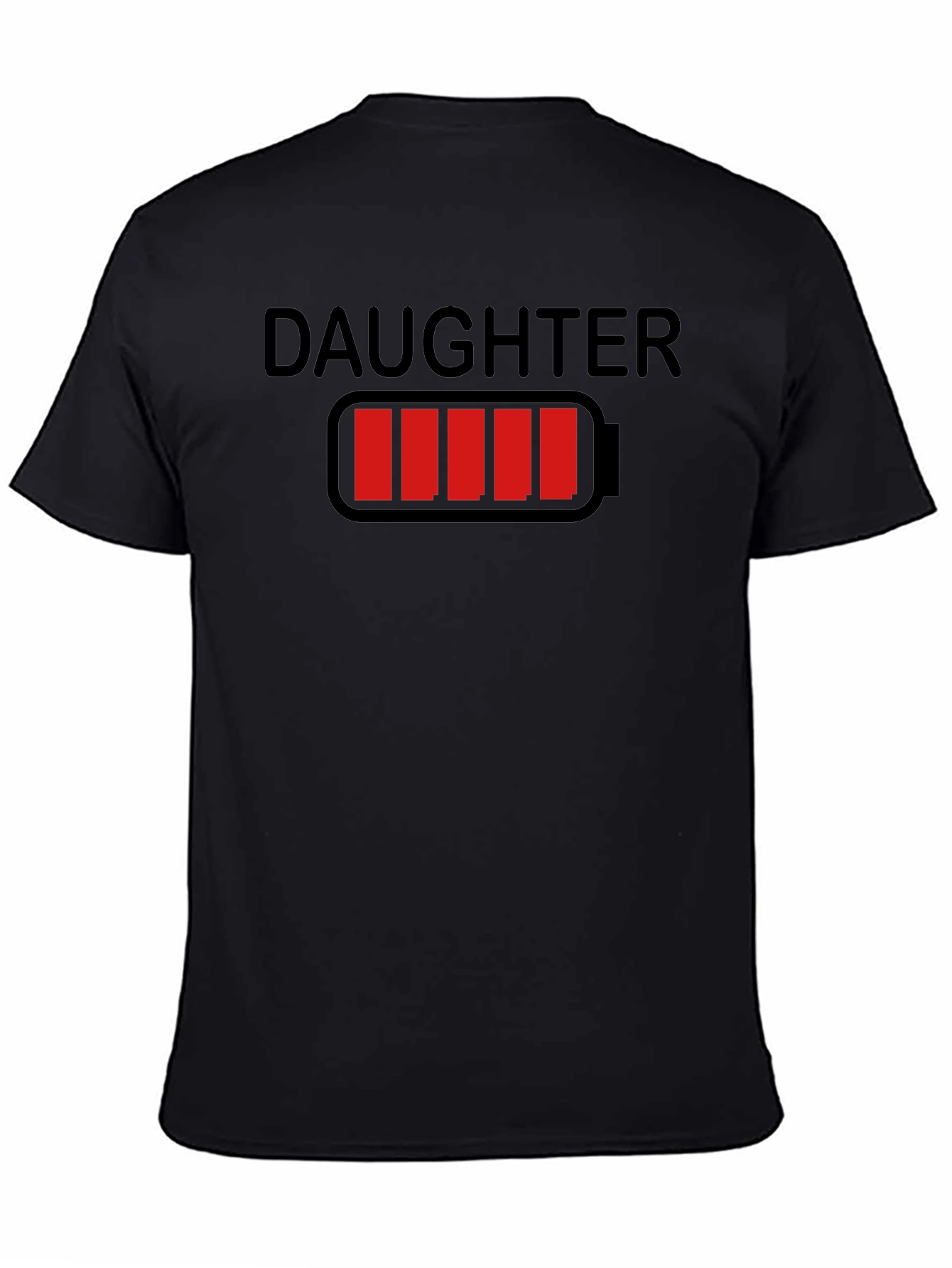 Daughter Low Battery Funny Dad T-Shirt