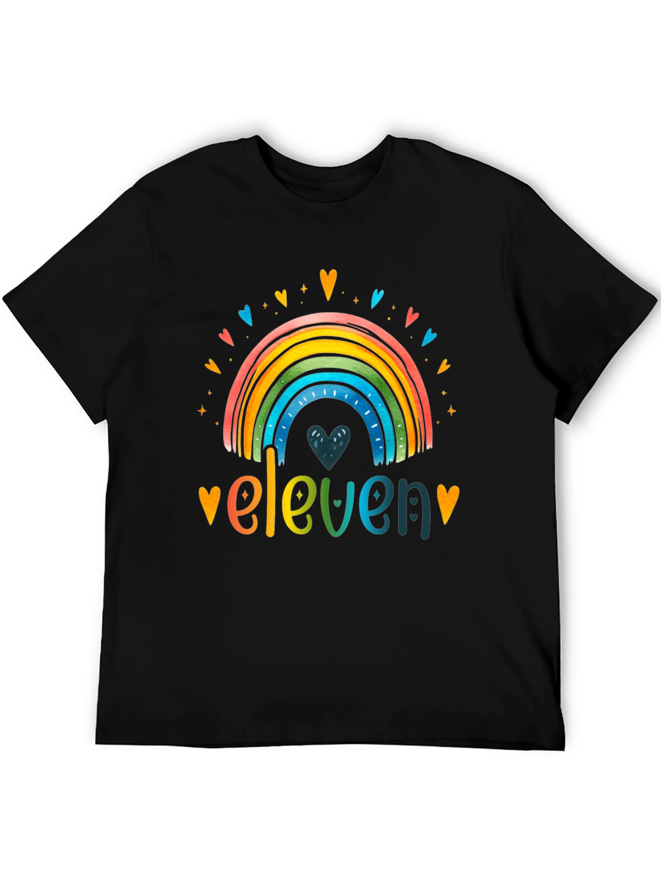 Eleven Rainbow Graphic Tee - Birthday Shirt