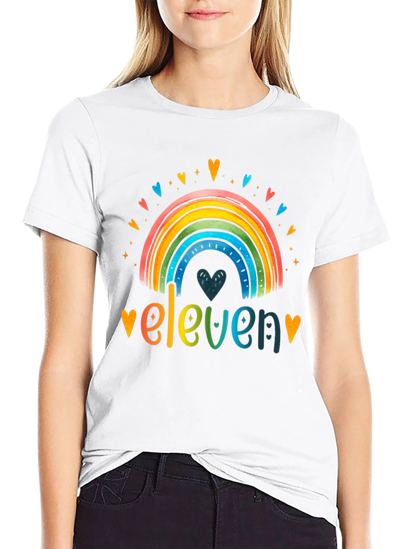 Eleven Rainbow Graphic Tee - Birthday Shirt