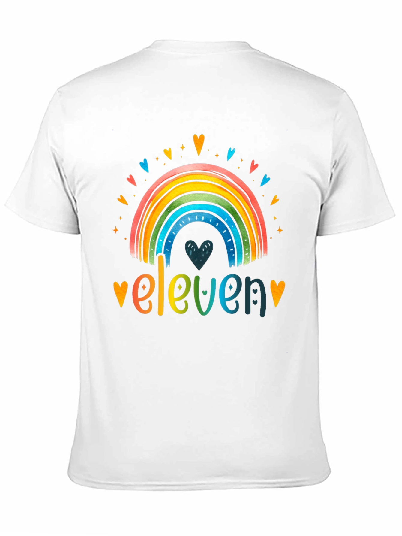 Eleven Rainbow Graphic Tee - Birthday Shirt
