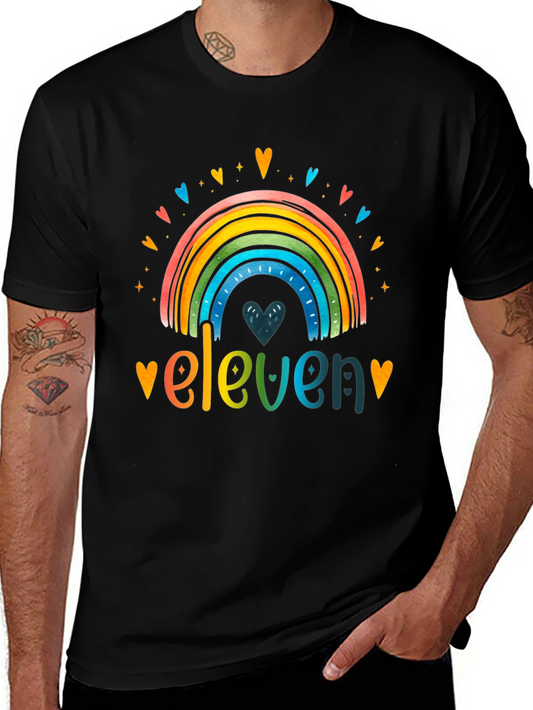 Eleven Rainbow Graphic Tee - Birthday Shirt