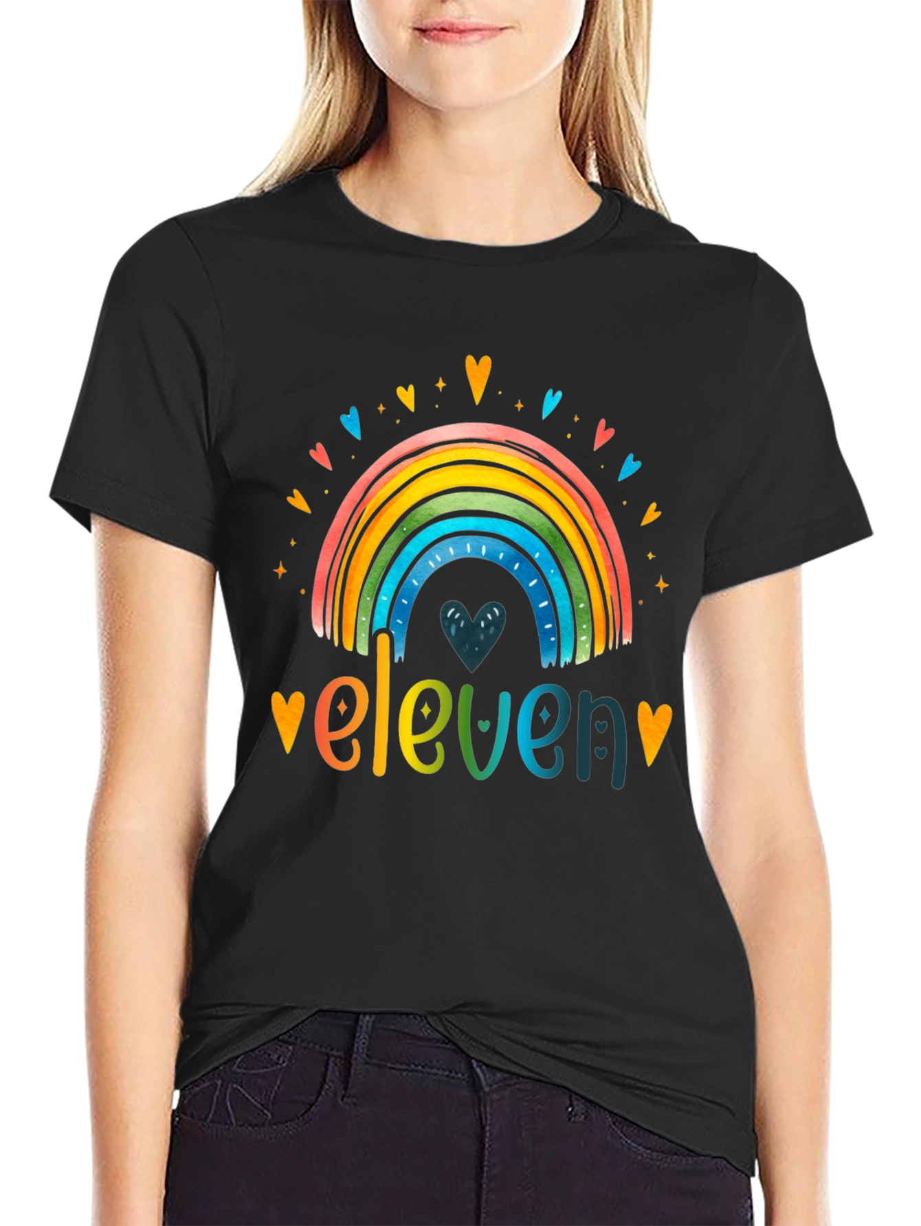 Eleven Rainbow Graphic Tee - Birthday Shirt