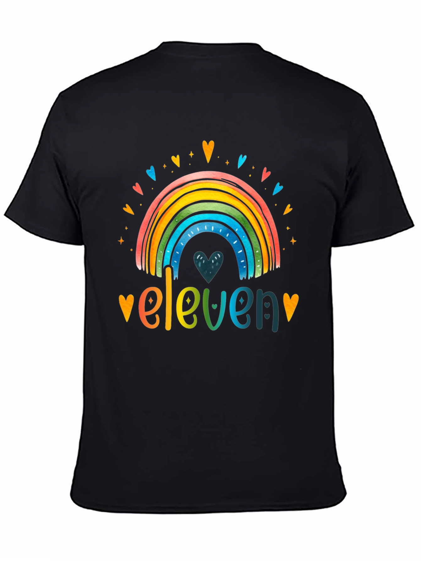 Eleven Rainbow Graphic Tee - Birthday Shirt