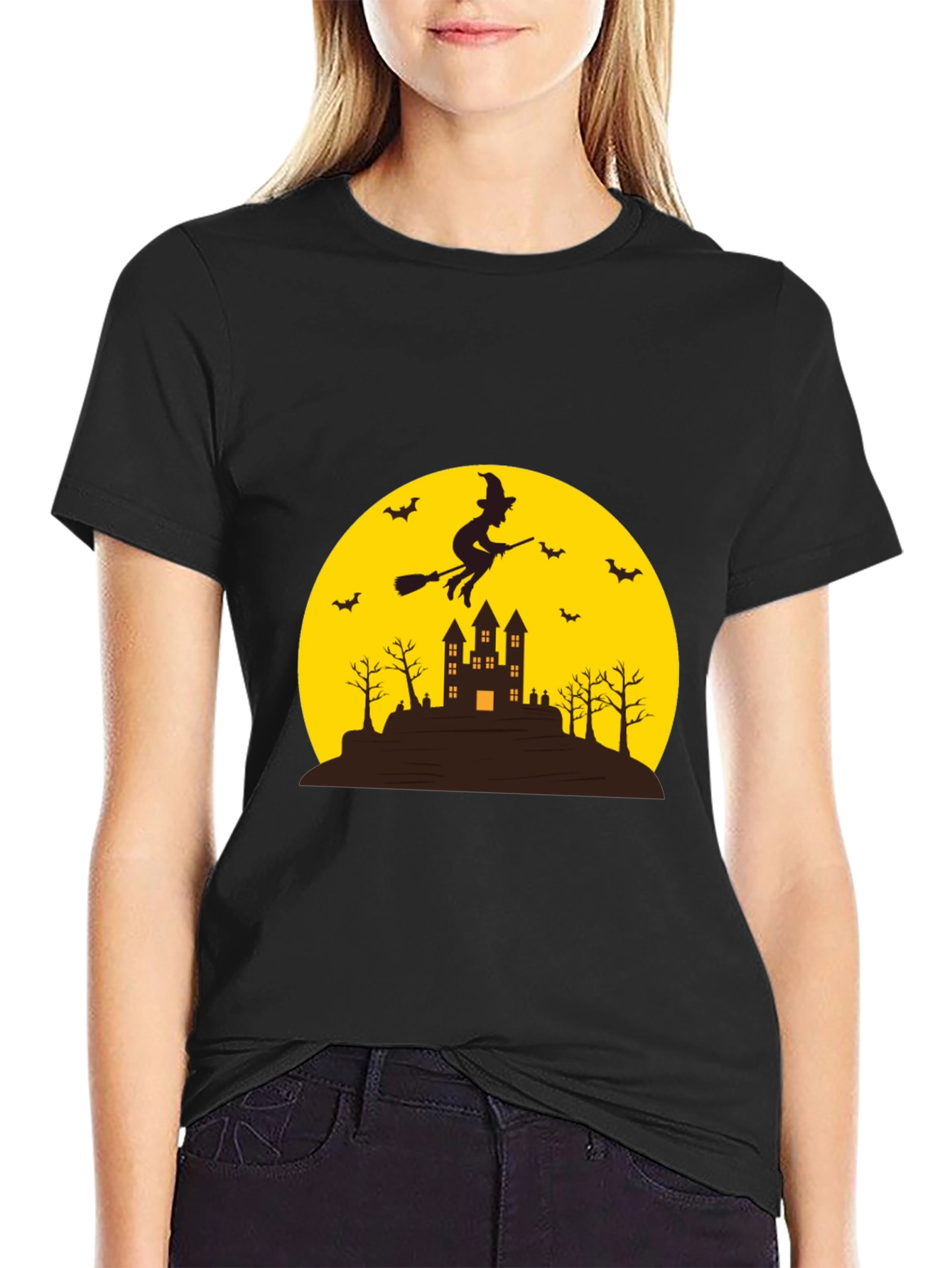 Halloween Witch Castle T-Shirt