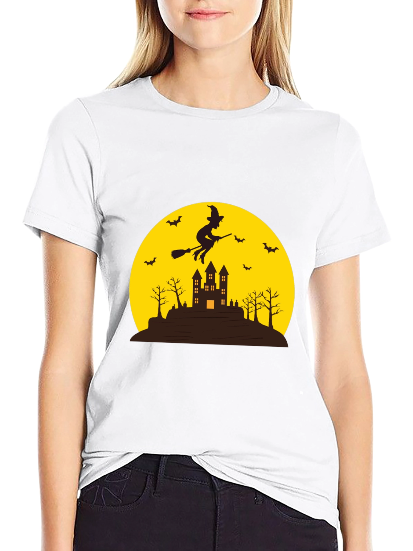 Halloween Witch Castle T-Shirt