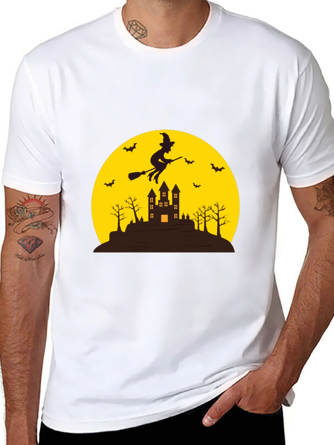 Halloween Witch Castle T-Shirt